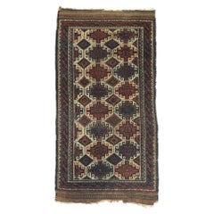 Ancien tapis tribal persan Balouch 