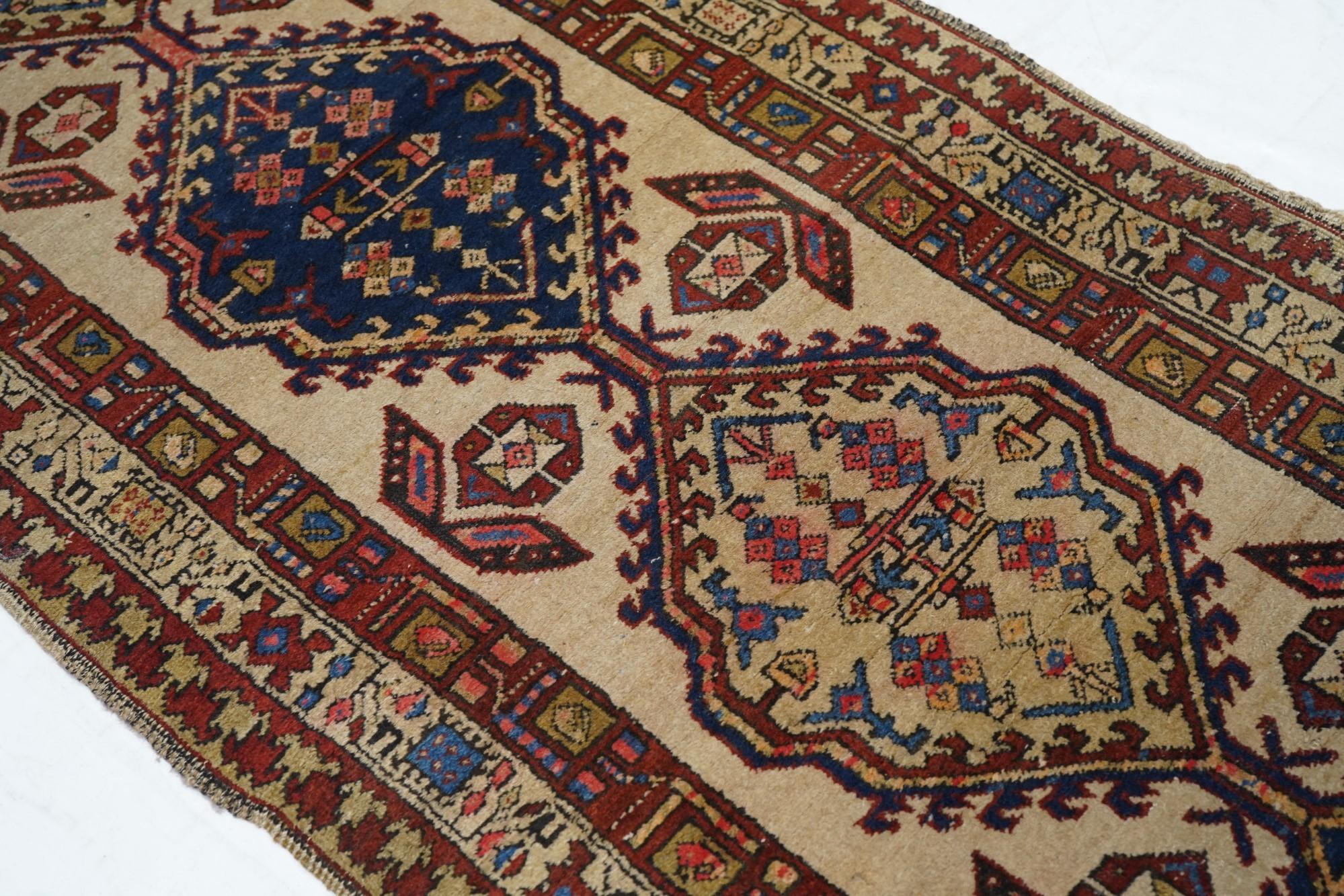 Antique Persian Sarab Runner 3'0'' x 10'9'' For Sale 1
