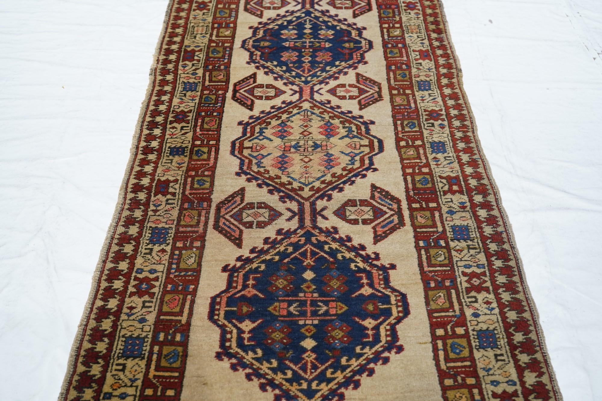 Antique Persian Sarab Runner 3'0'' x 10'9'' For Sale 3