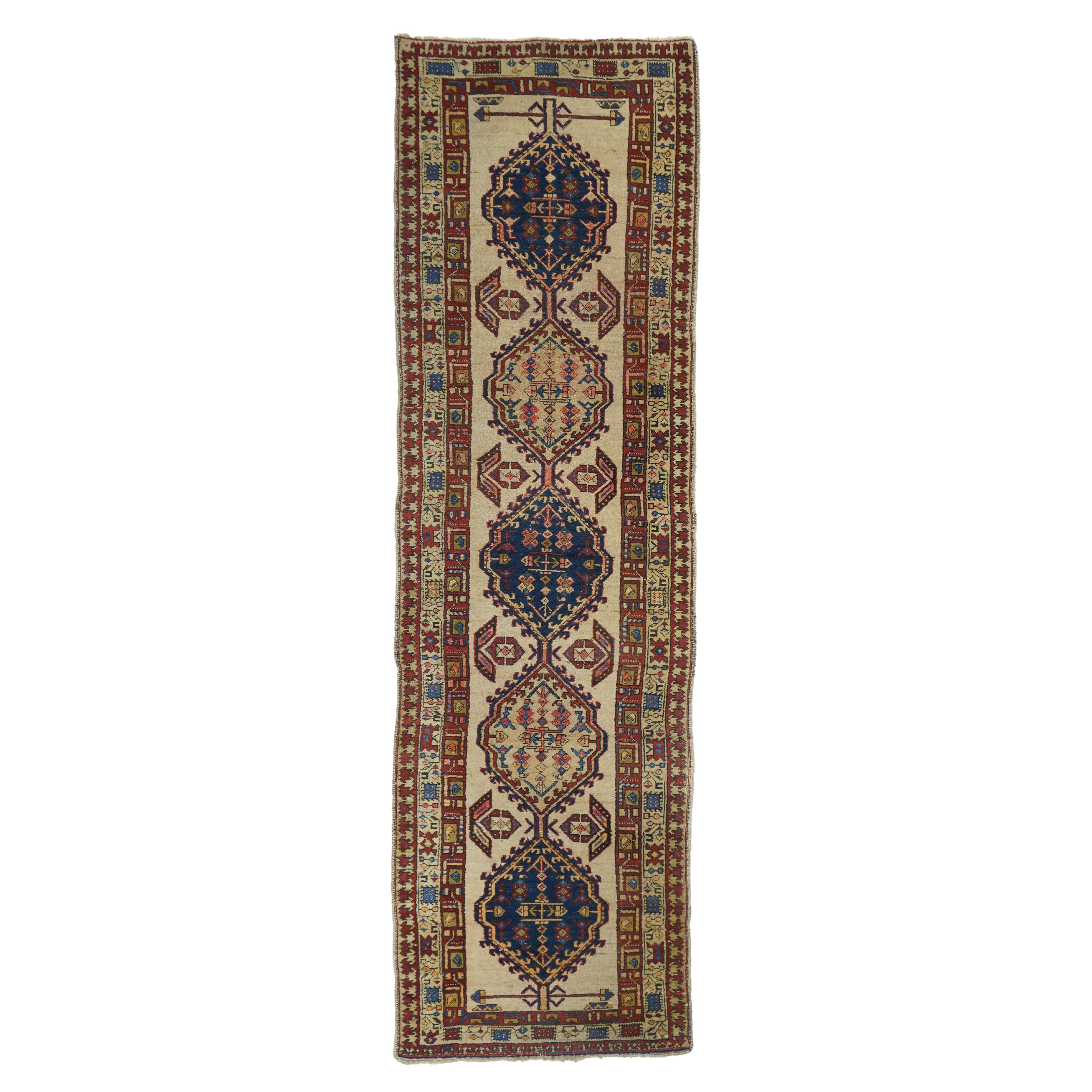 Antique Persian Sarab Runner 3'0'' x 10'9'' For Sale