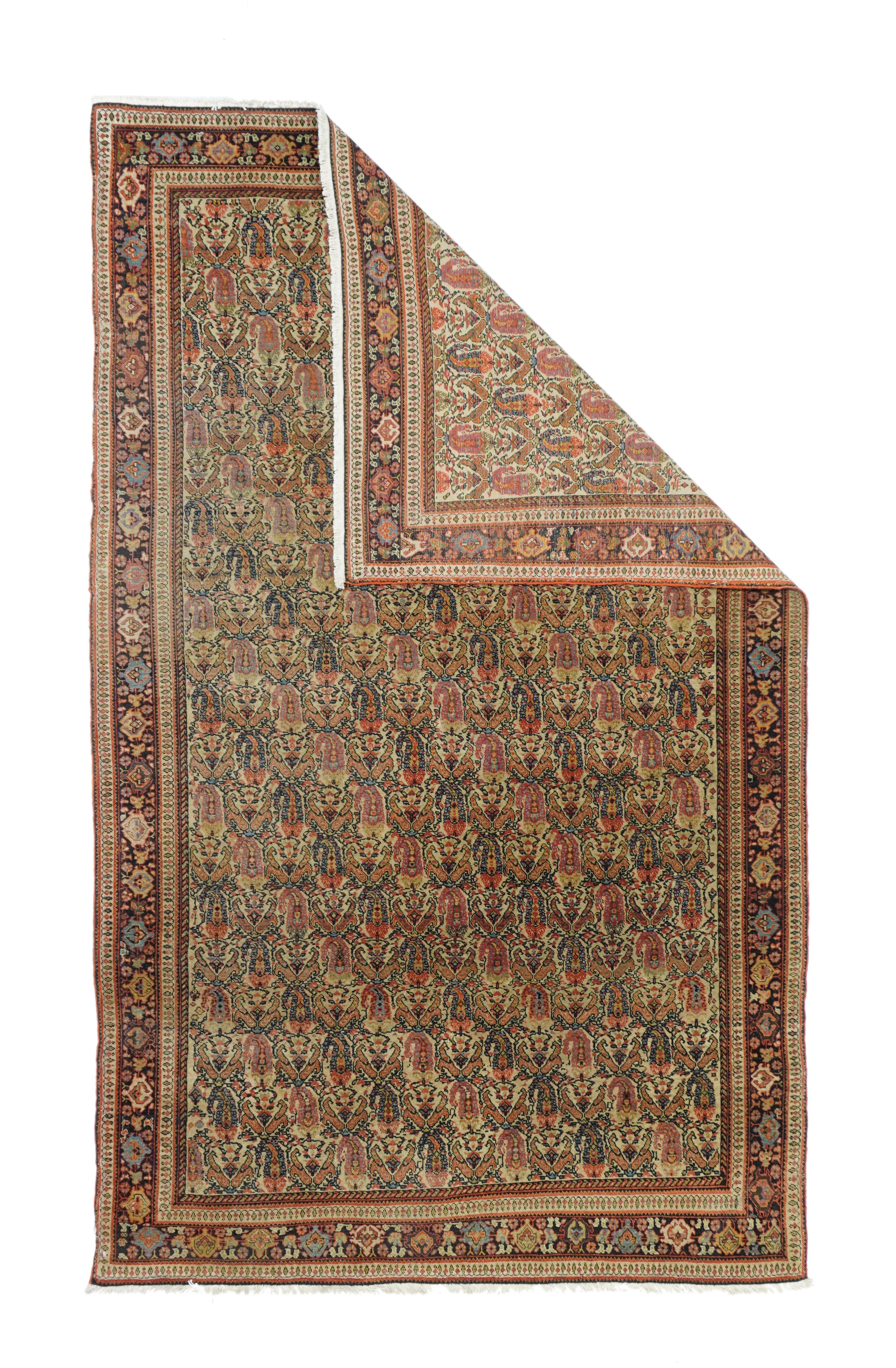 Antique Persian Rug 4'1'' x 6'5''.