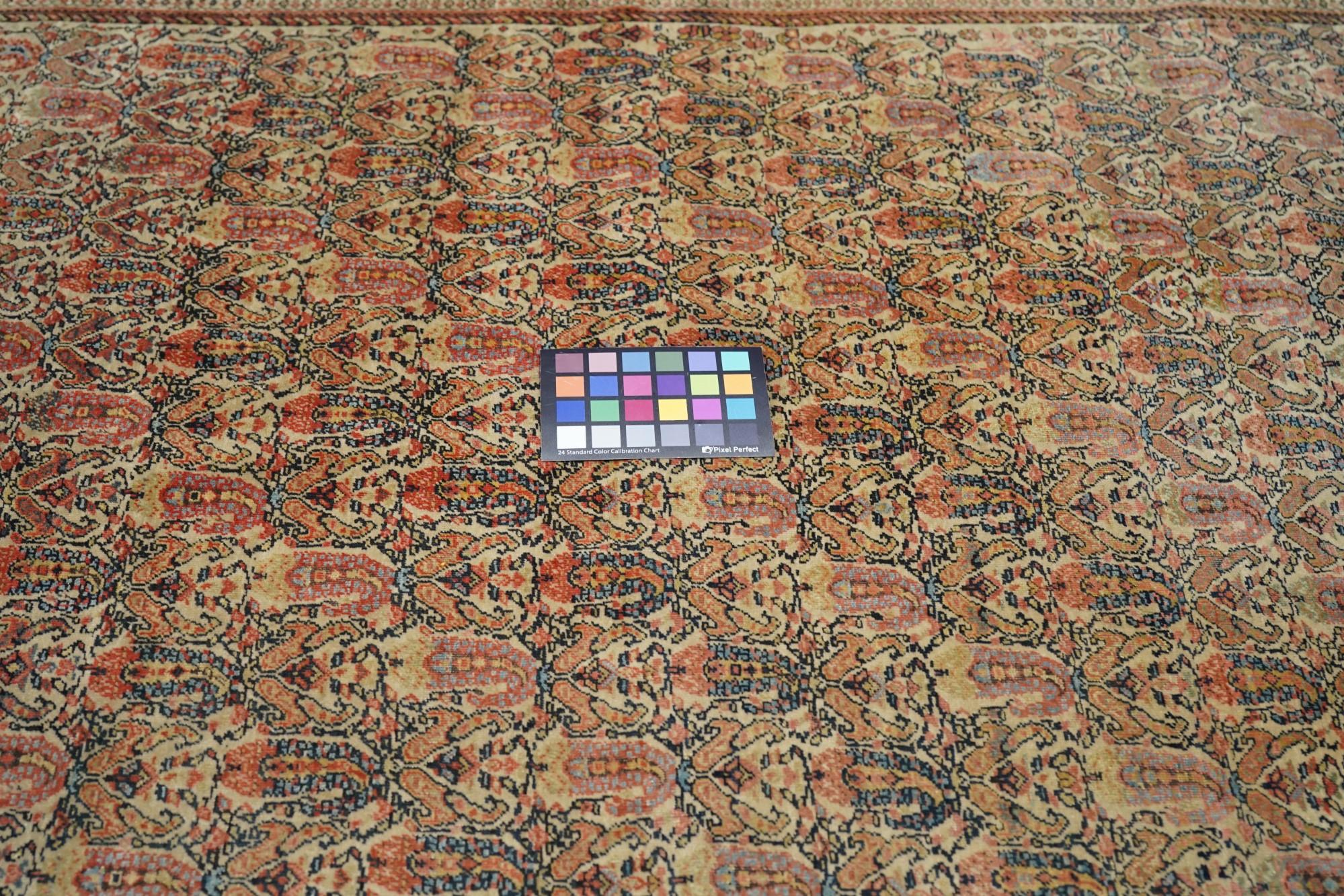 Antique Persian Farahan Rug  For Sale 2