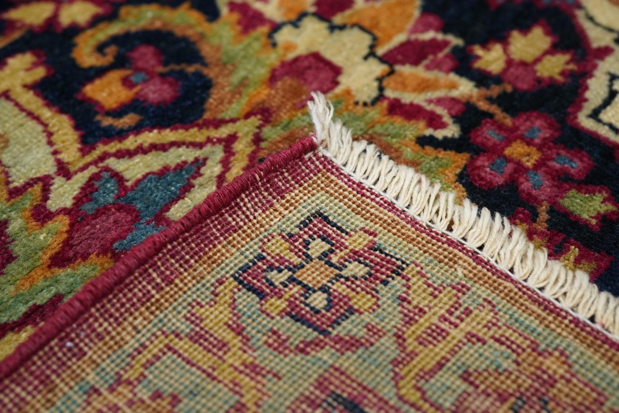 Antique Persian Kerman Lavar Rug  For Sale 3