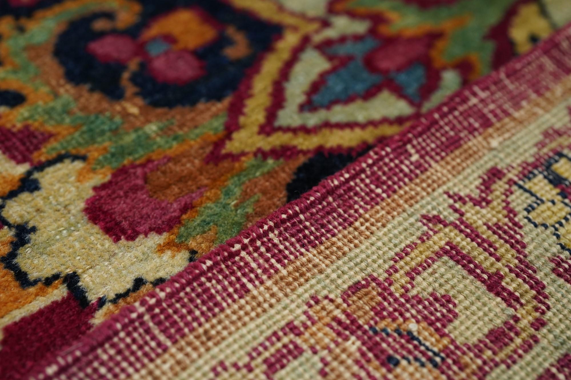 Antique Persian Kerman Lavar Rug  For Sale 4