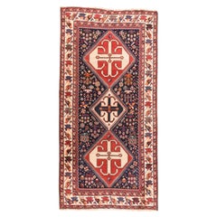 Antiker persischer Teppich 5'3'' x 10'