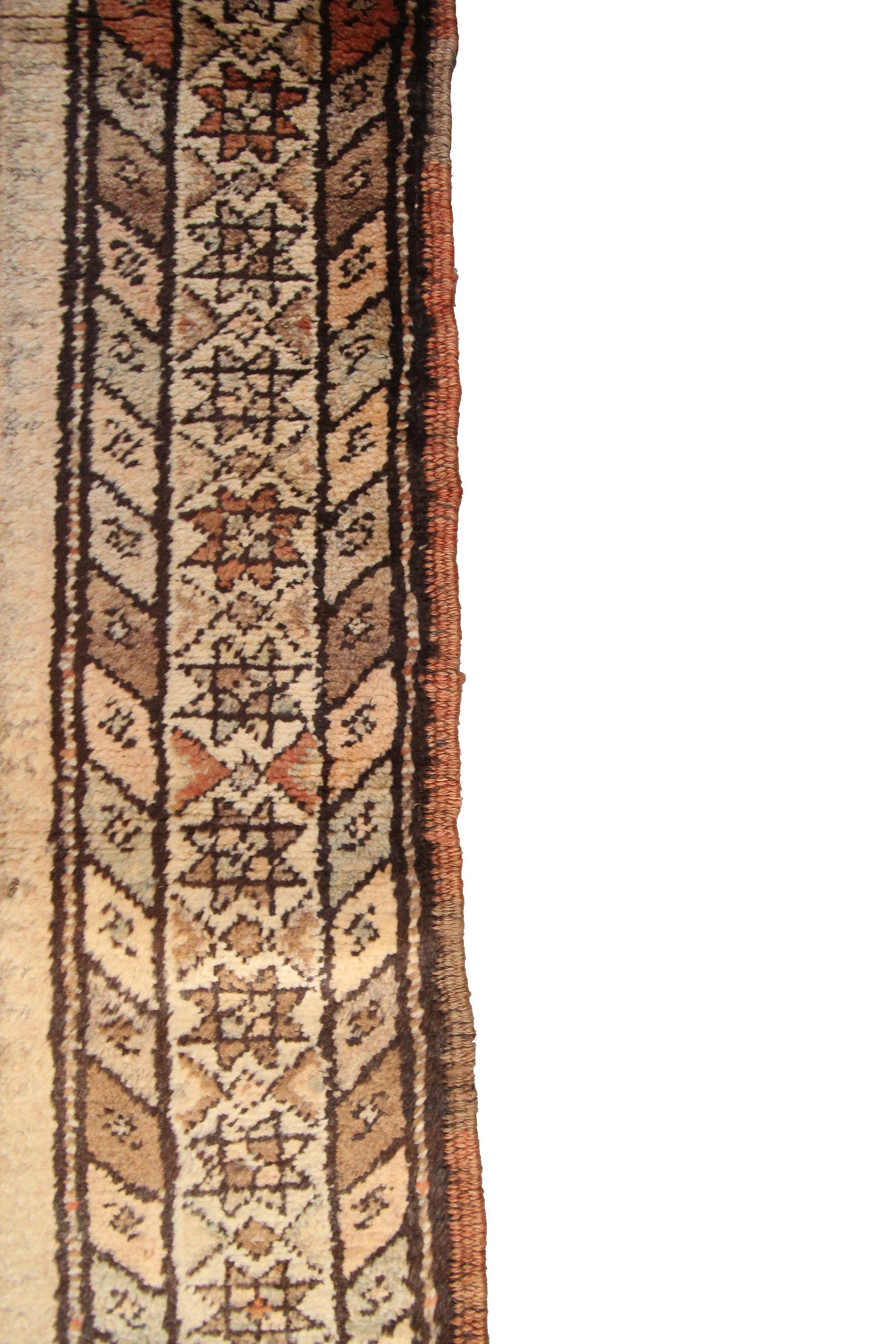 Antique Persian Rug Antique Persian Runner Sarab Runner 3x14 Wool Foundation For Sale 4