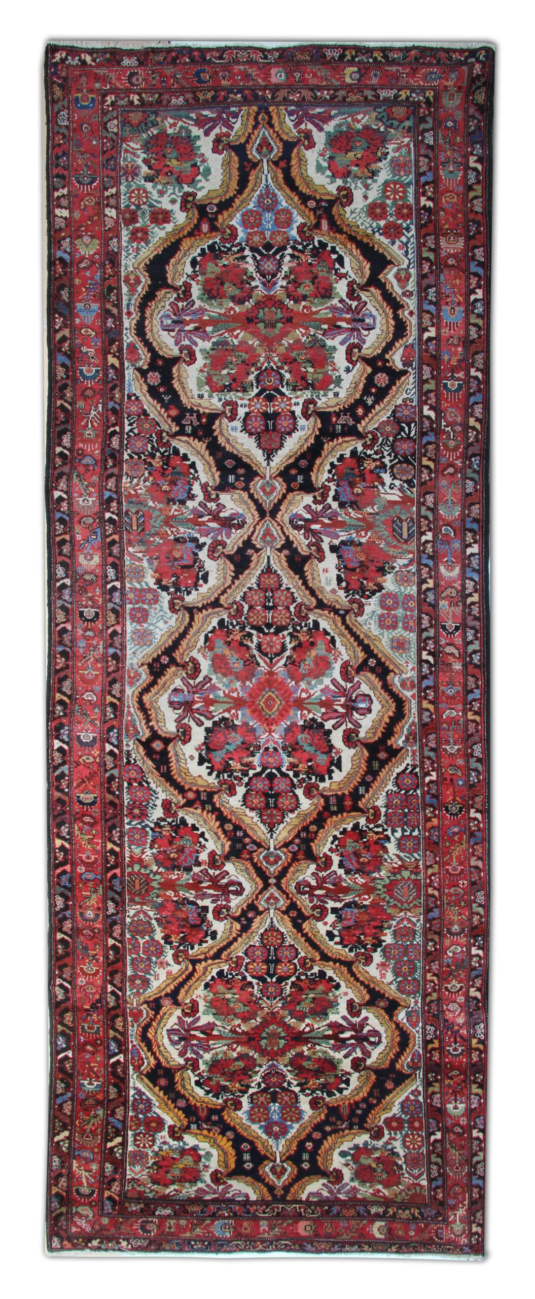 Handgefertigte antike Teppiche, Floral Carpet Runner Oriental Stair Runner Rug zu verkaufen 