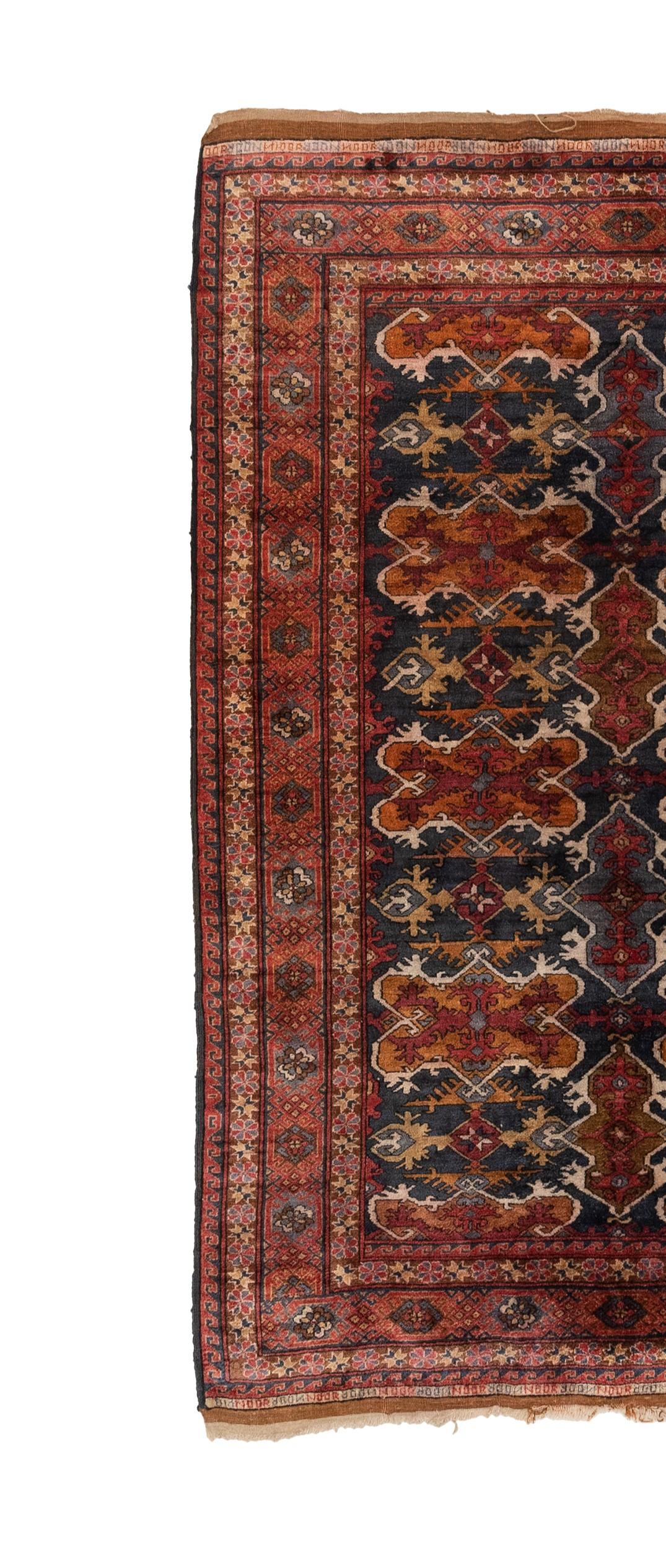 This rug is a true masterpiece, crafted with exceptional skill and using only the finest materials. Its intricate patterns and flawless craftsmanship are a testament to the art of rug making and are sure to leave a lasting impression on those who