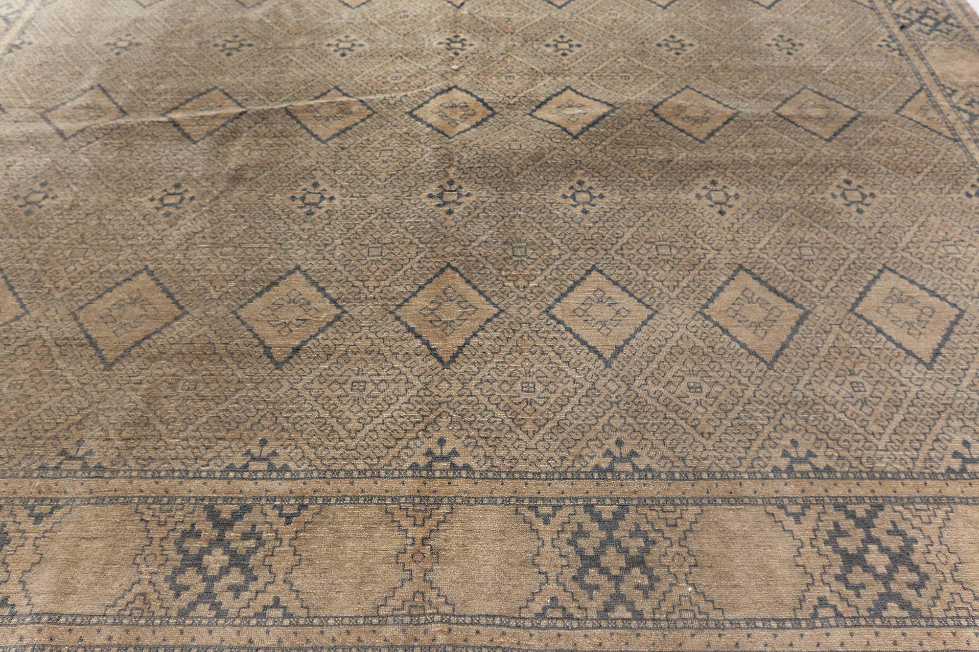 Hand-Knotted Antique Persian Rug For Sale