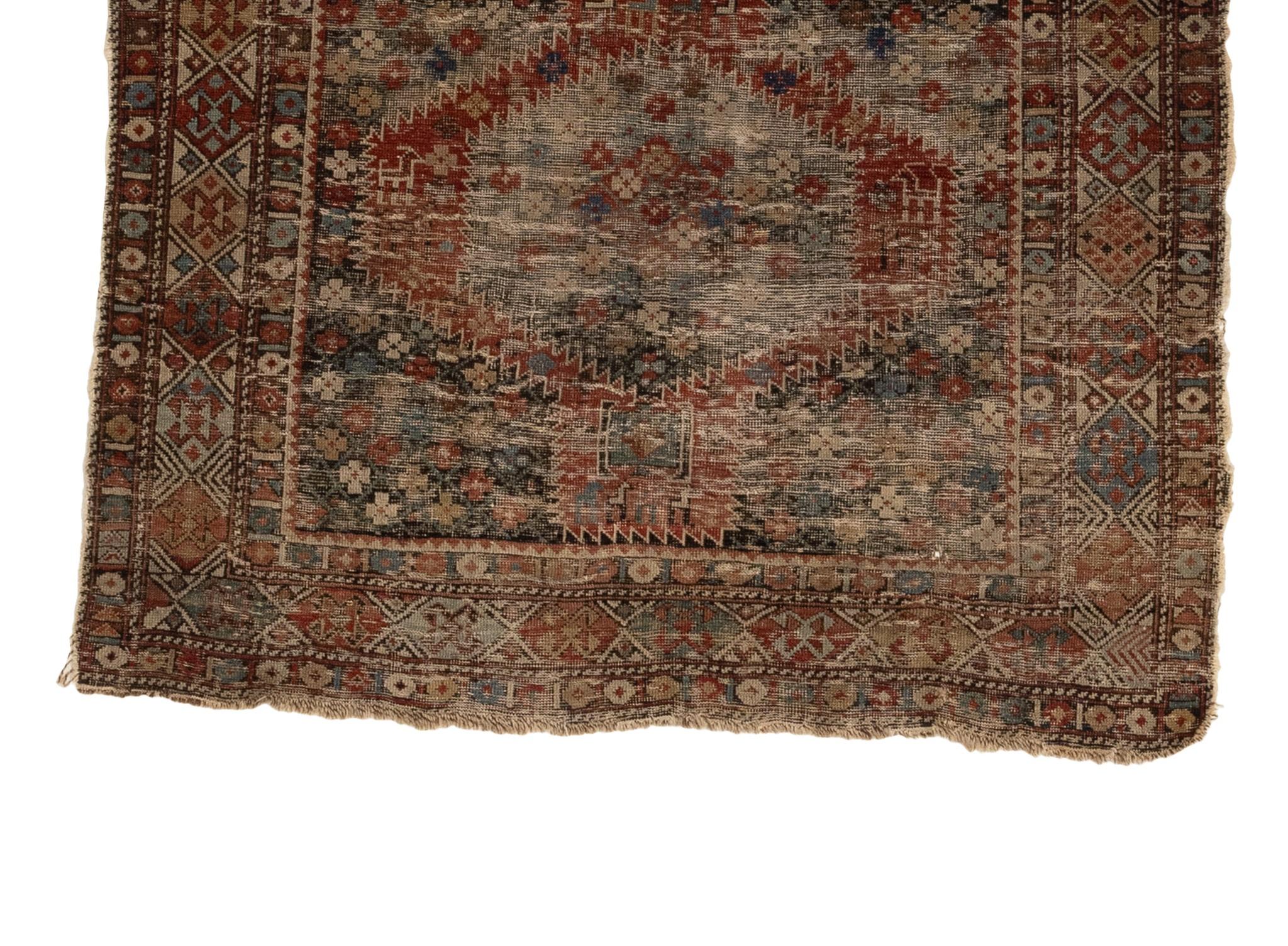 Antique Persian Rug In Good Condition For Sale In Los Angeles, CA