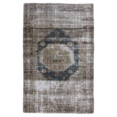 Distressed Antique Persian Scatter Rug