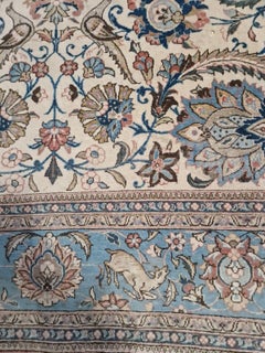 Antique Persian Rug from the city of Ghom 355 X 232 cm Wool and Silk