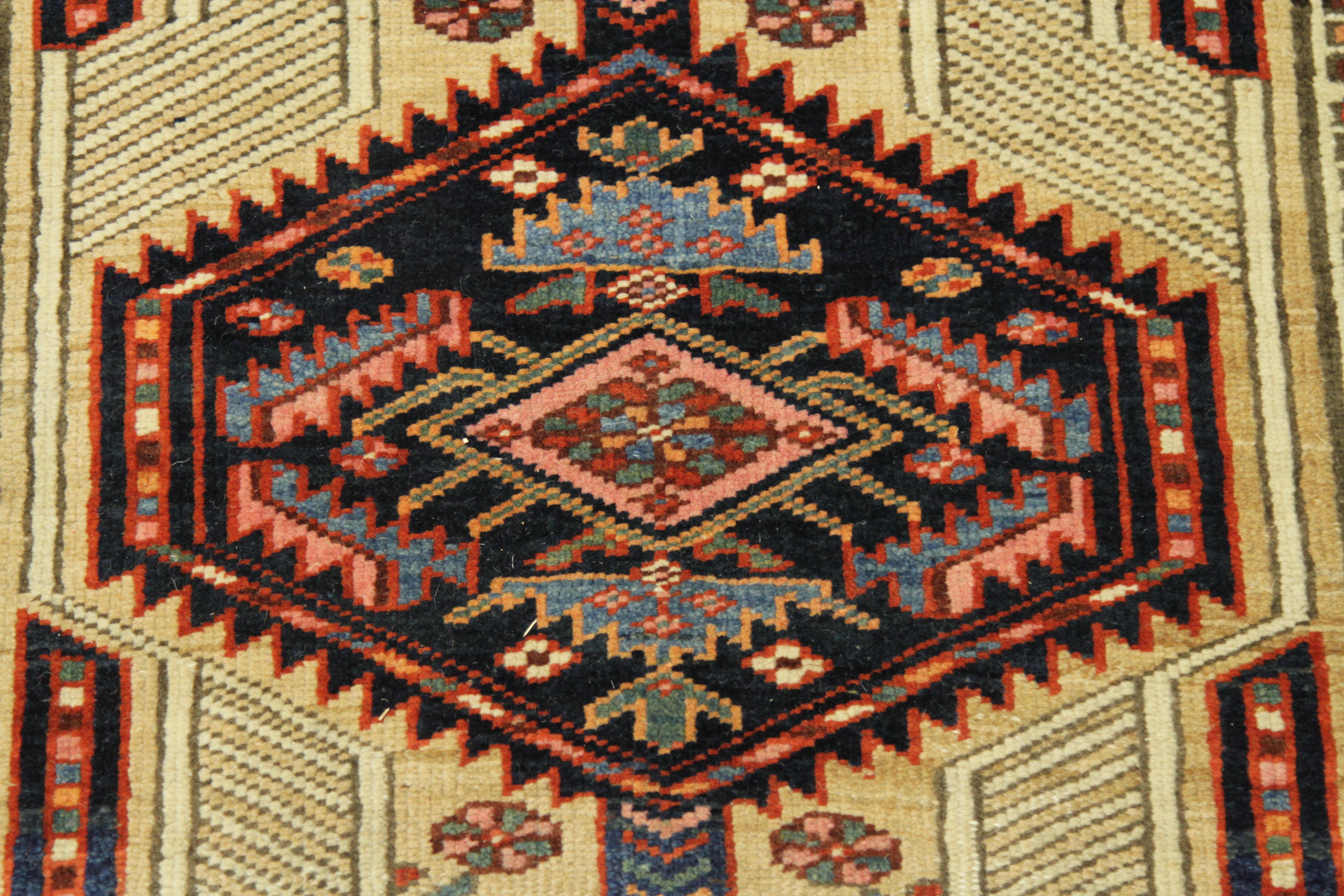 Antique Persian Rug in Tribal Sarab Design with Fine Wool Backing, circa 1930s For Sale 4