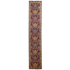 Special Twin Antique Persian Teppich in verschnörkeltem Täbris-Design, ca. 1950er Jahre
