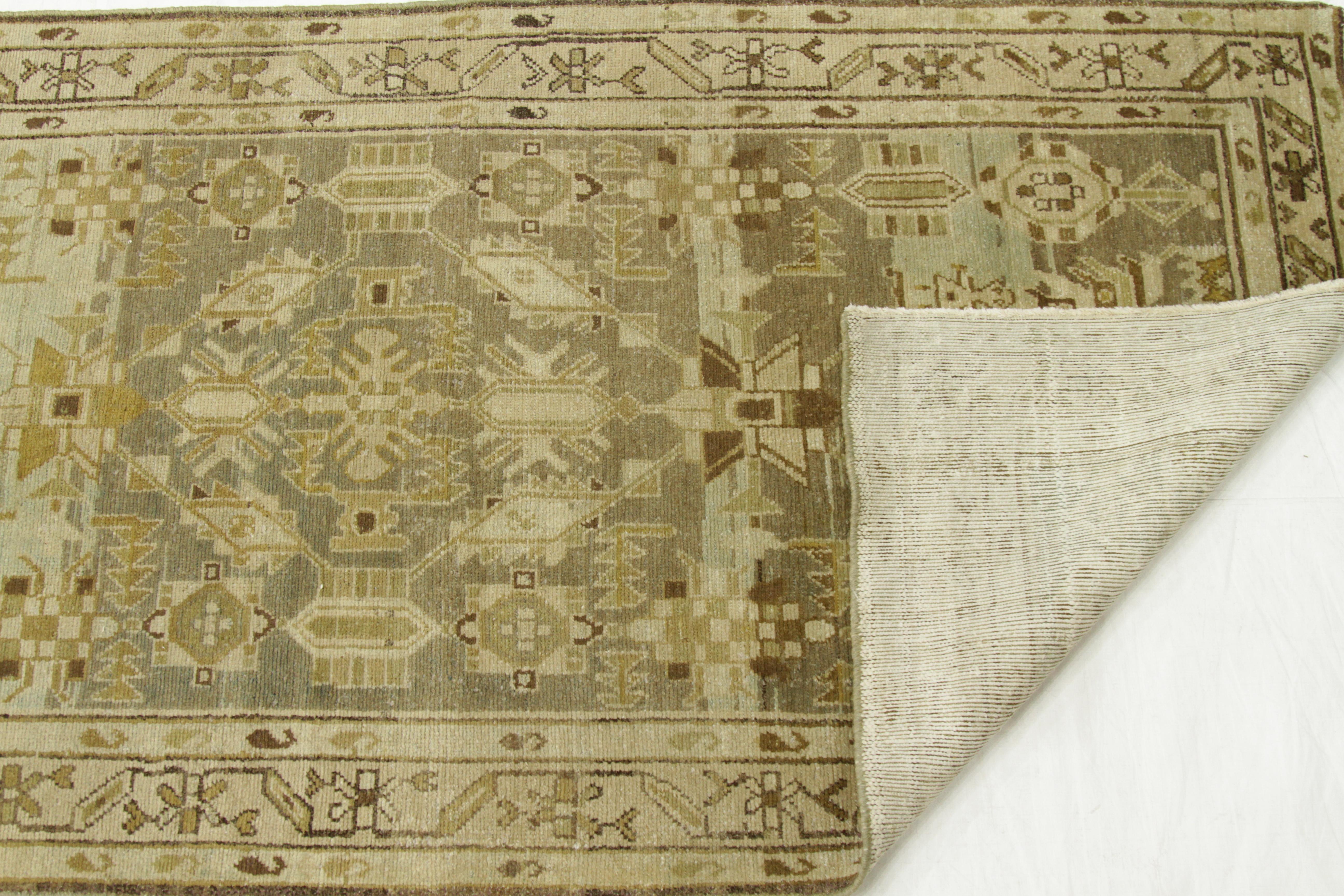 Antique Persian Rug Malayer Style with Delightful Scarab Details, circa 1940s For Sale 2