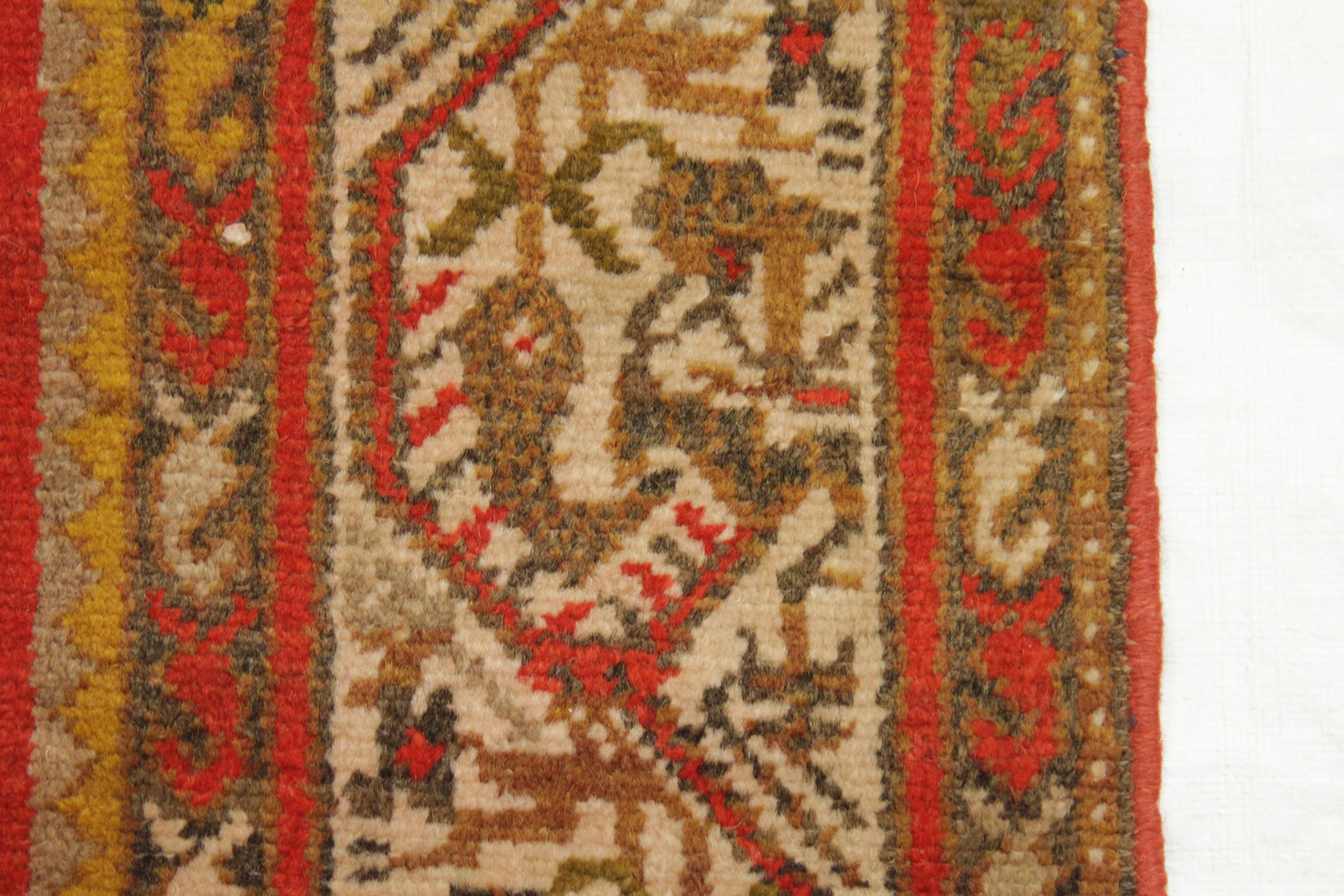 Antique Persian Rug Malayer Style with Enchanting Geometric Details, circa 1930s For Sale 3