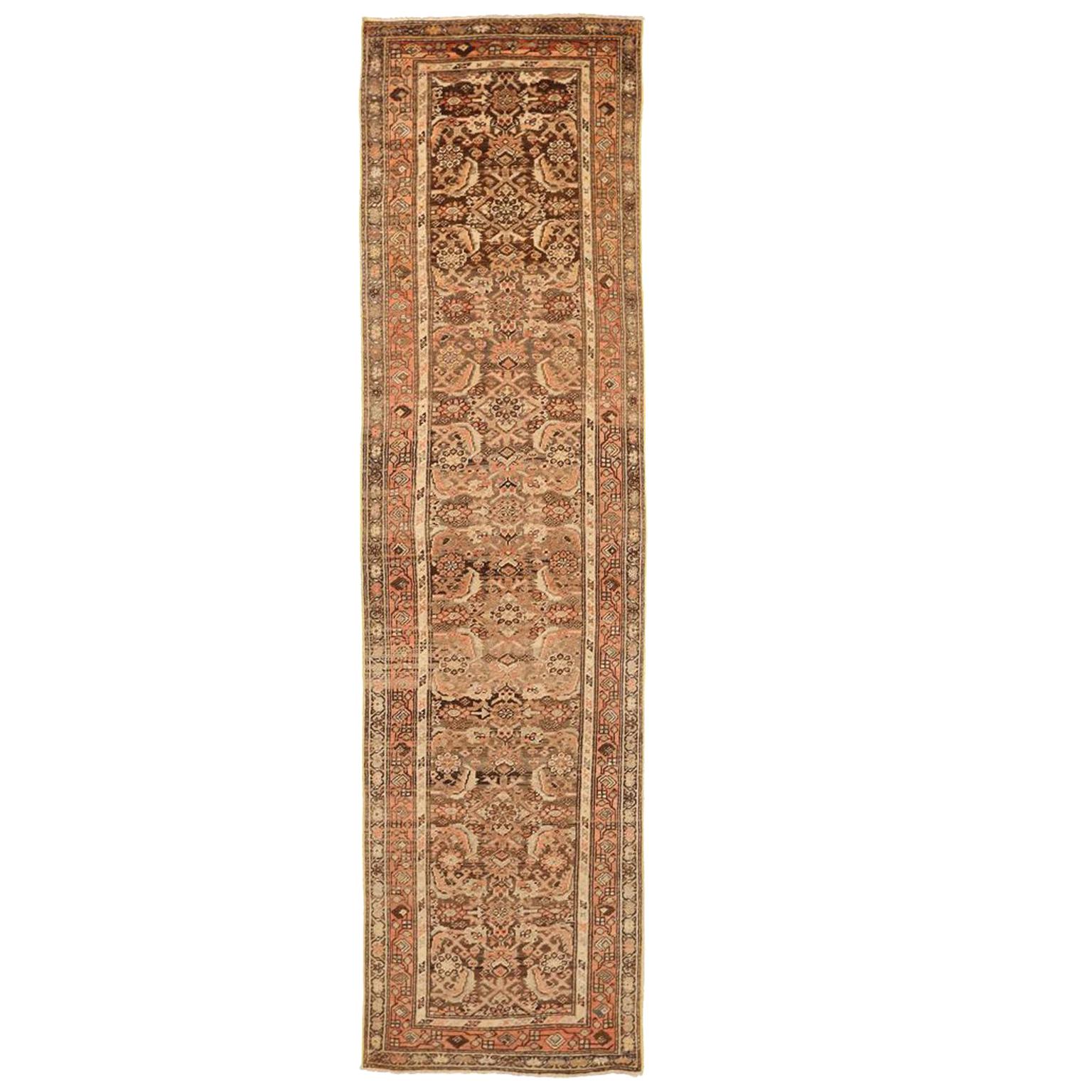 Antique Persian Rug Zanjan Style with Full Body Design, circa 1930s For Sale