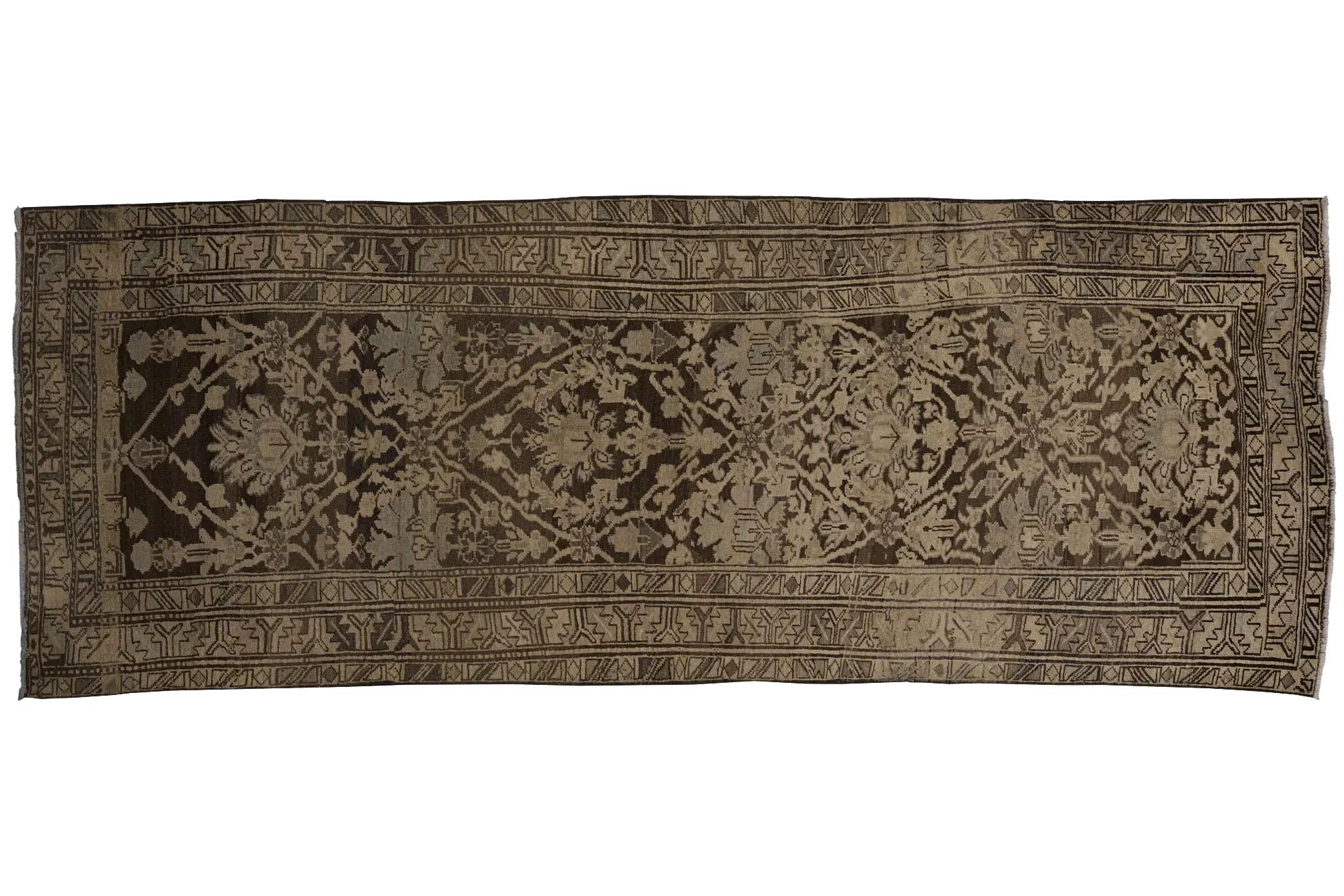 Tribal Antique Persian Runner Rug - Azarbaijan Design For Sale