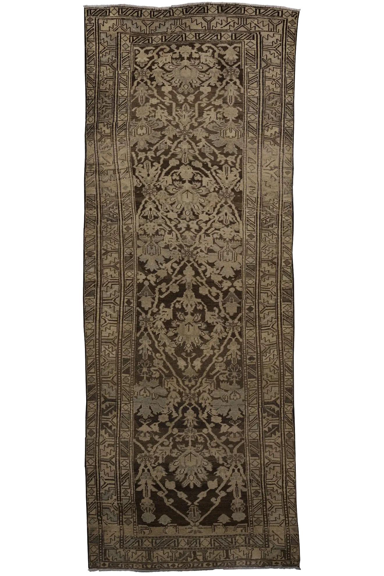 Antique Persian Runner Rug - Azarbaijan Design For Sale 1
