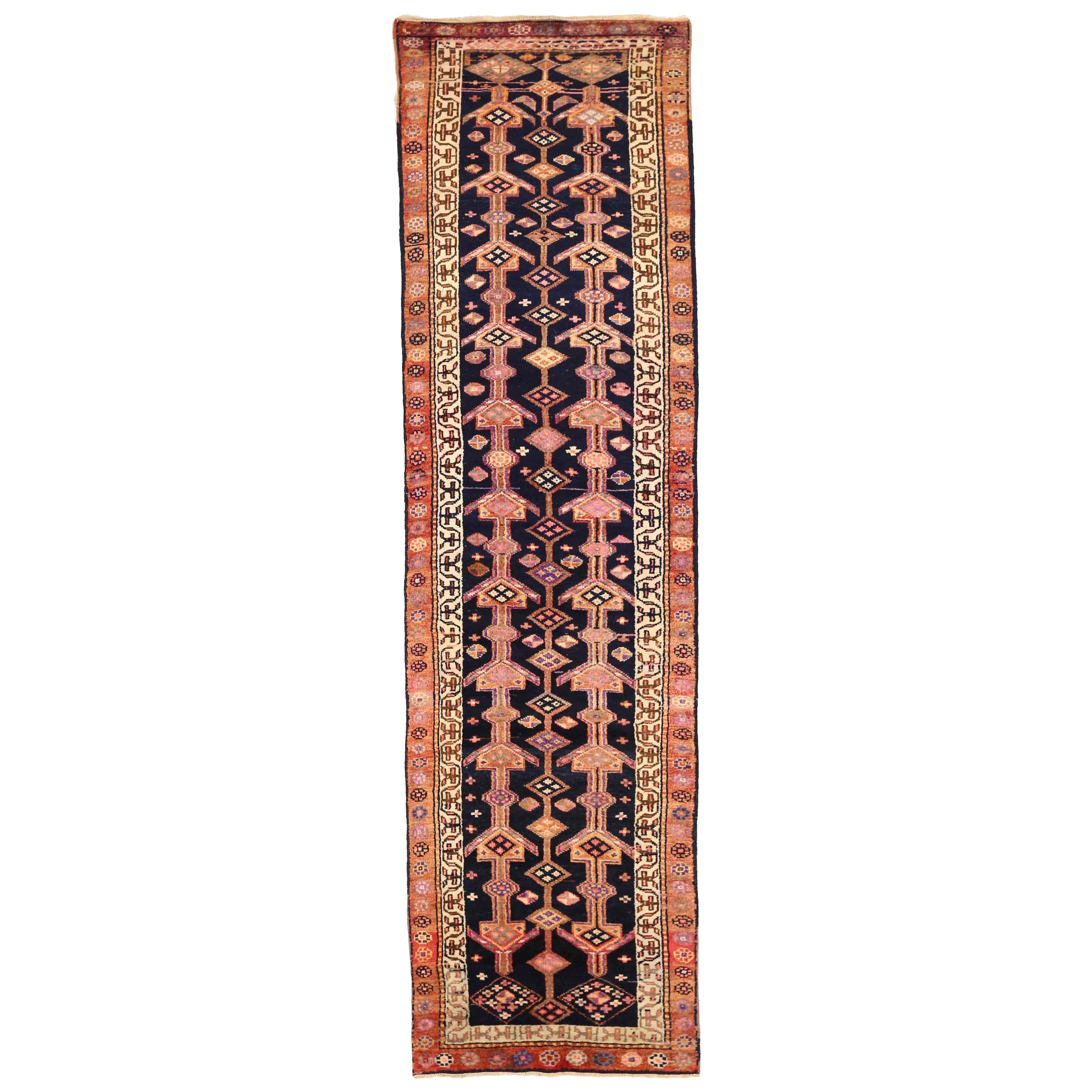 Antique Persian Runner Rug Azarbaijan Design at 1stDibs