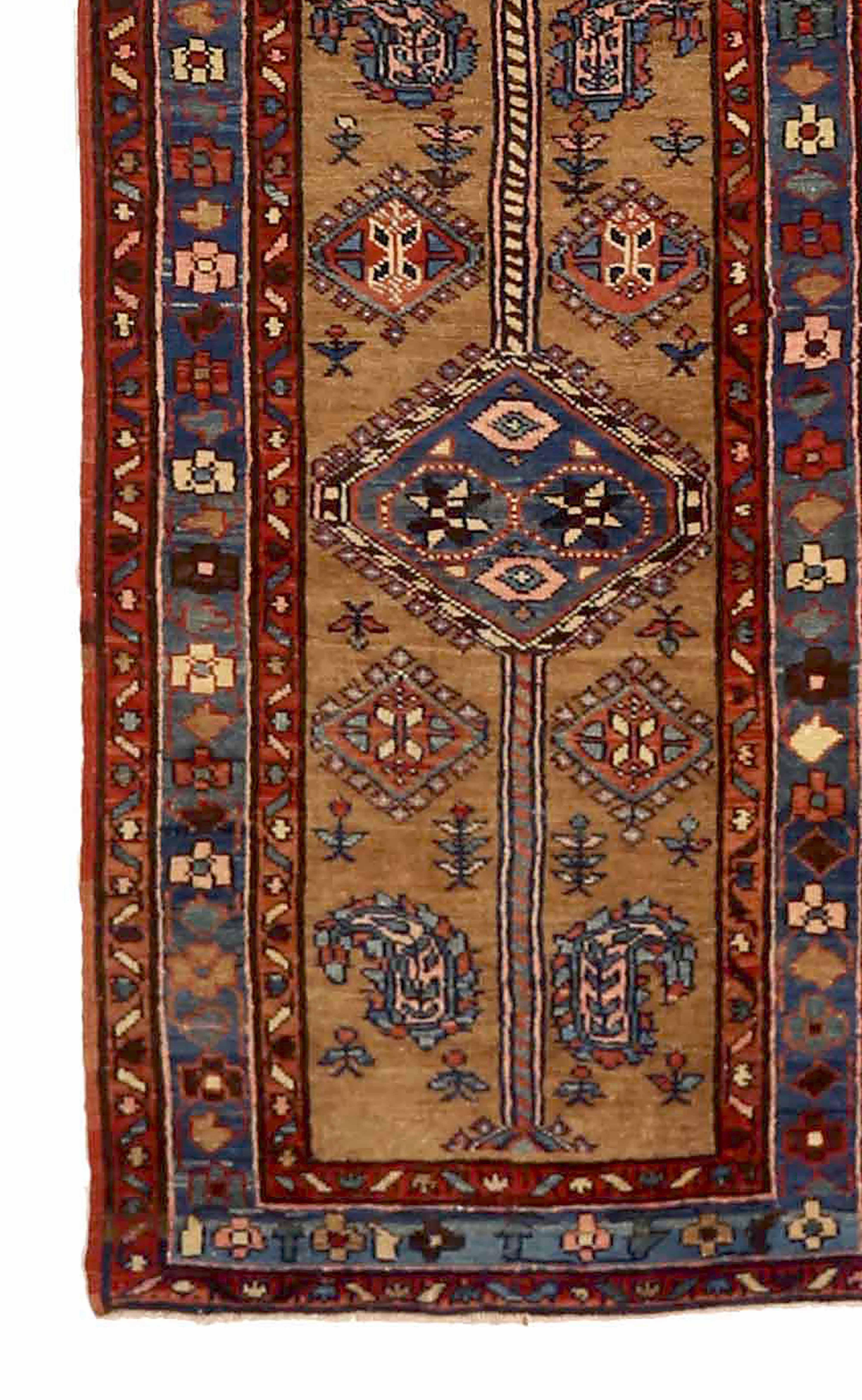 Other Antique Persian Runner Rug Azarbaijan Design For Sale