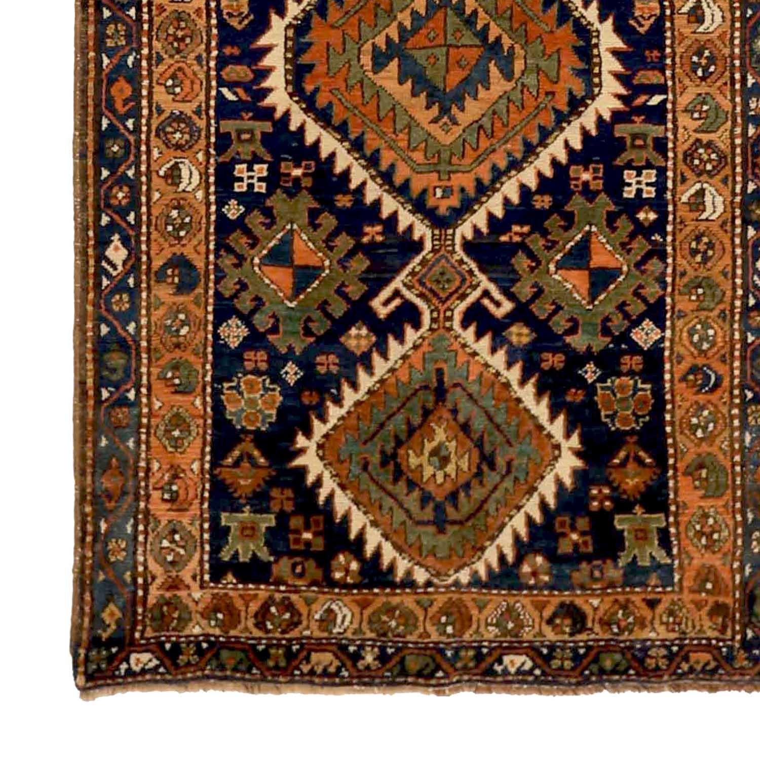 Other Antique Persian Runner Rug Azarbaijan Design For Sale