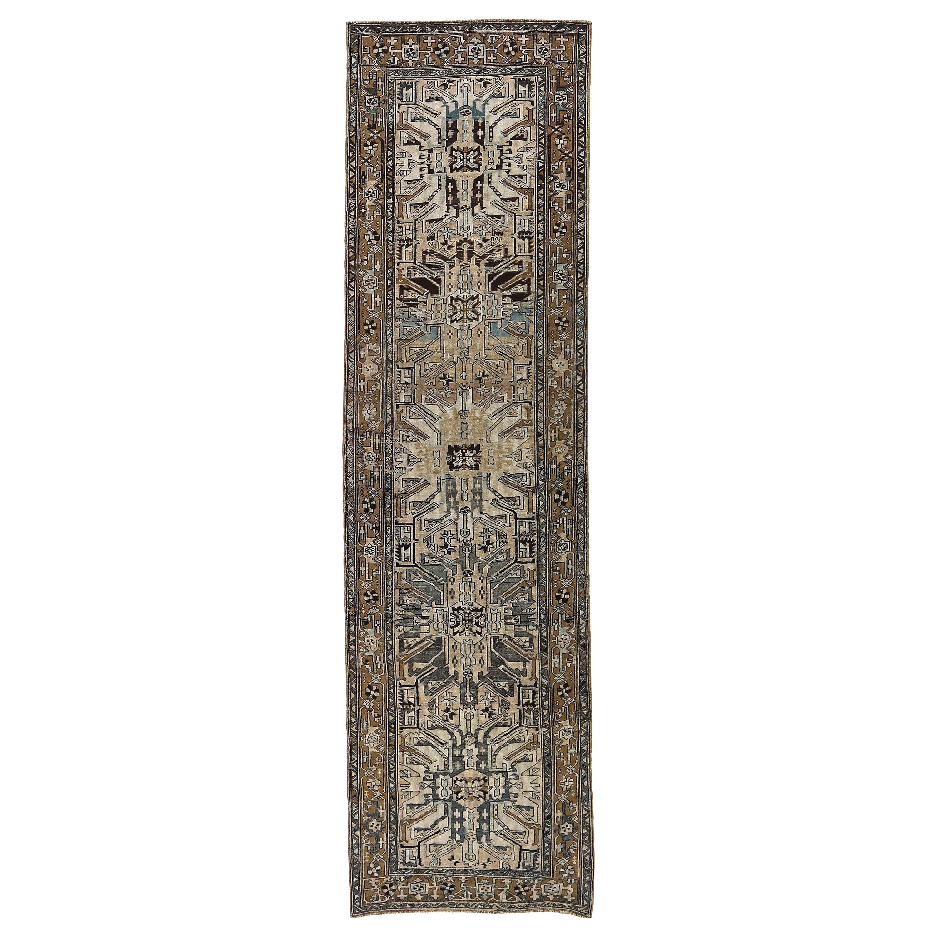 Antique Persian Runner Rug Azerbaijan Design For Sale