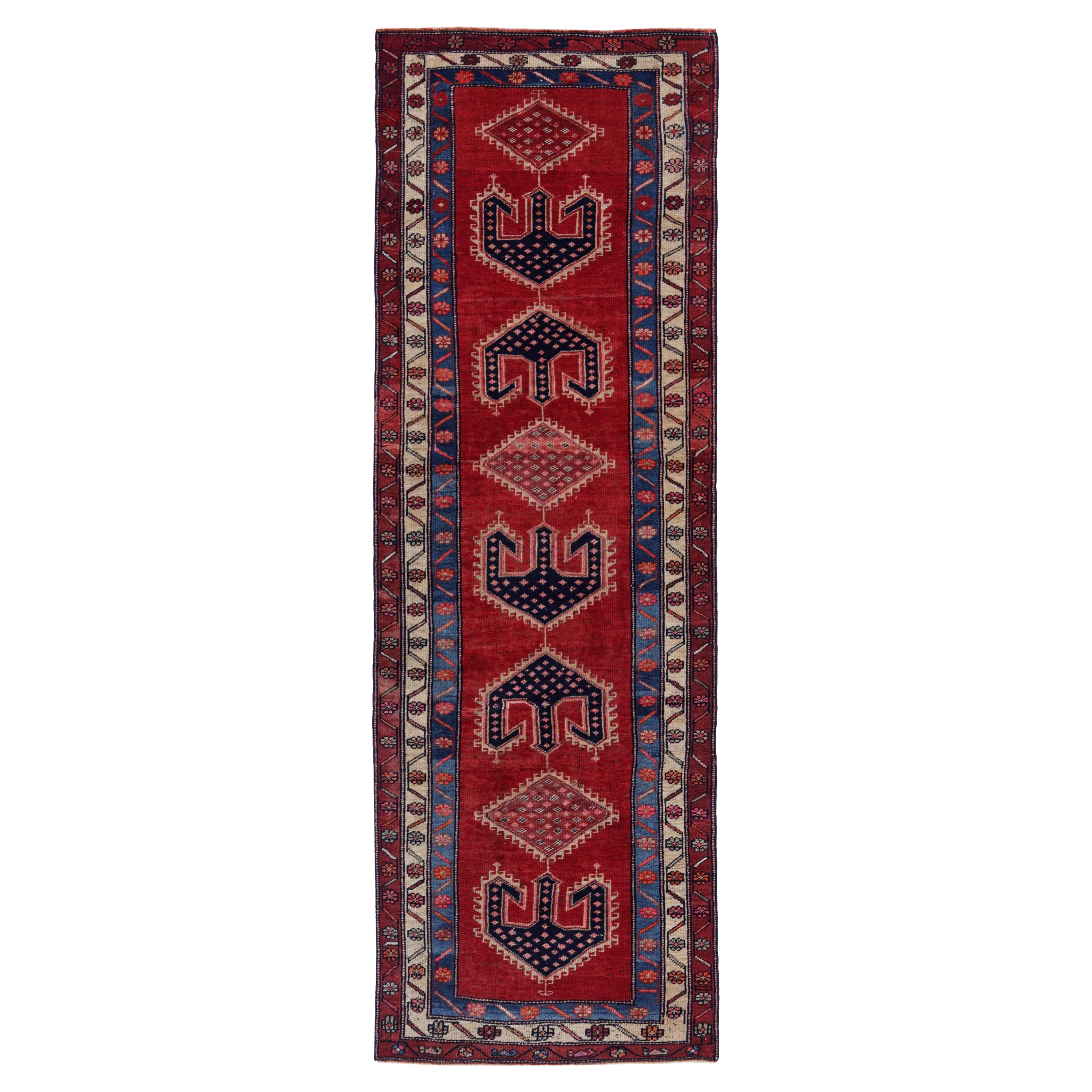 Tappeto persiano antico Azerbaijan Design