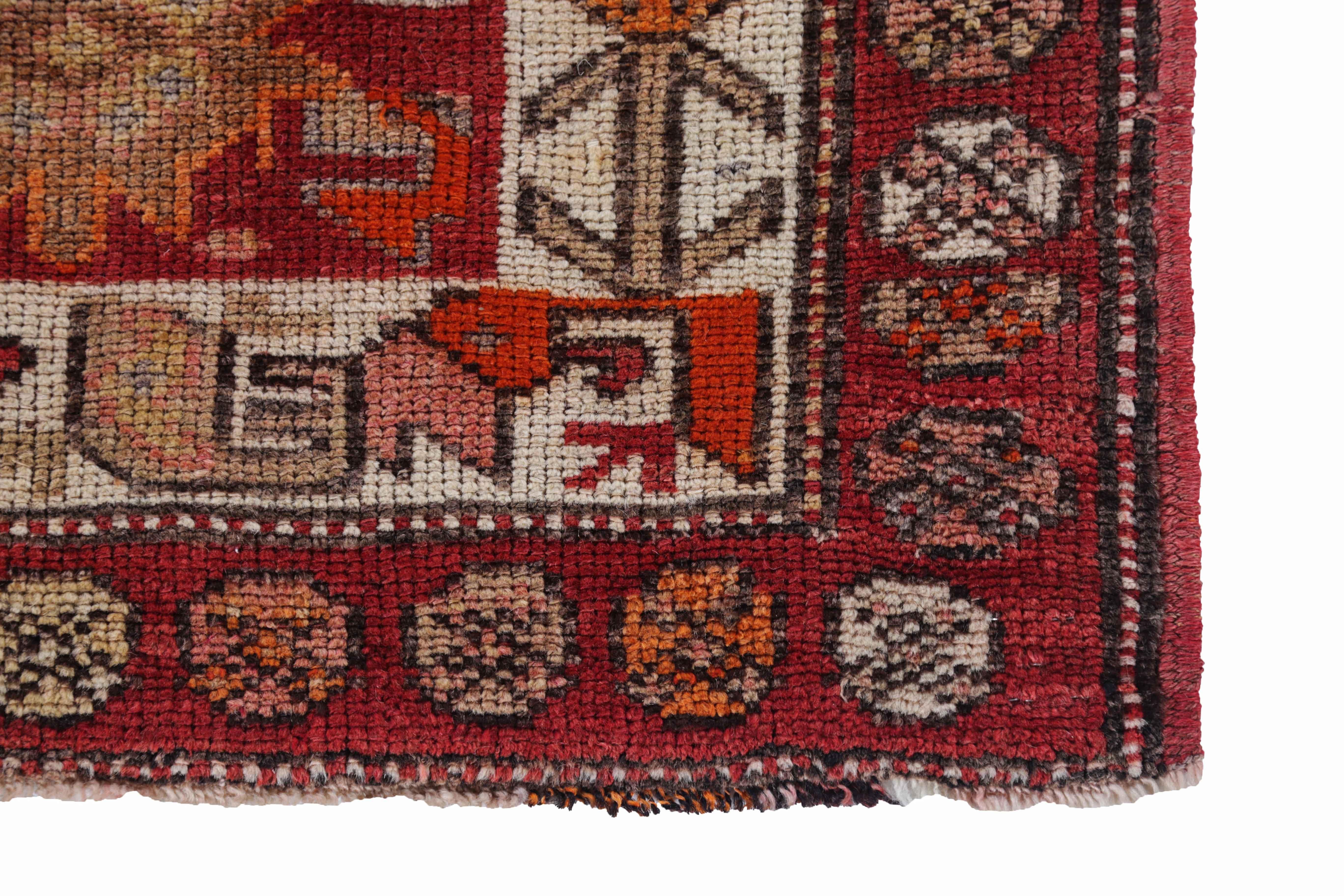 Tissé à la main Tapis de course persan ancien design azerbaïdjan en vente