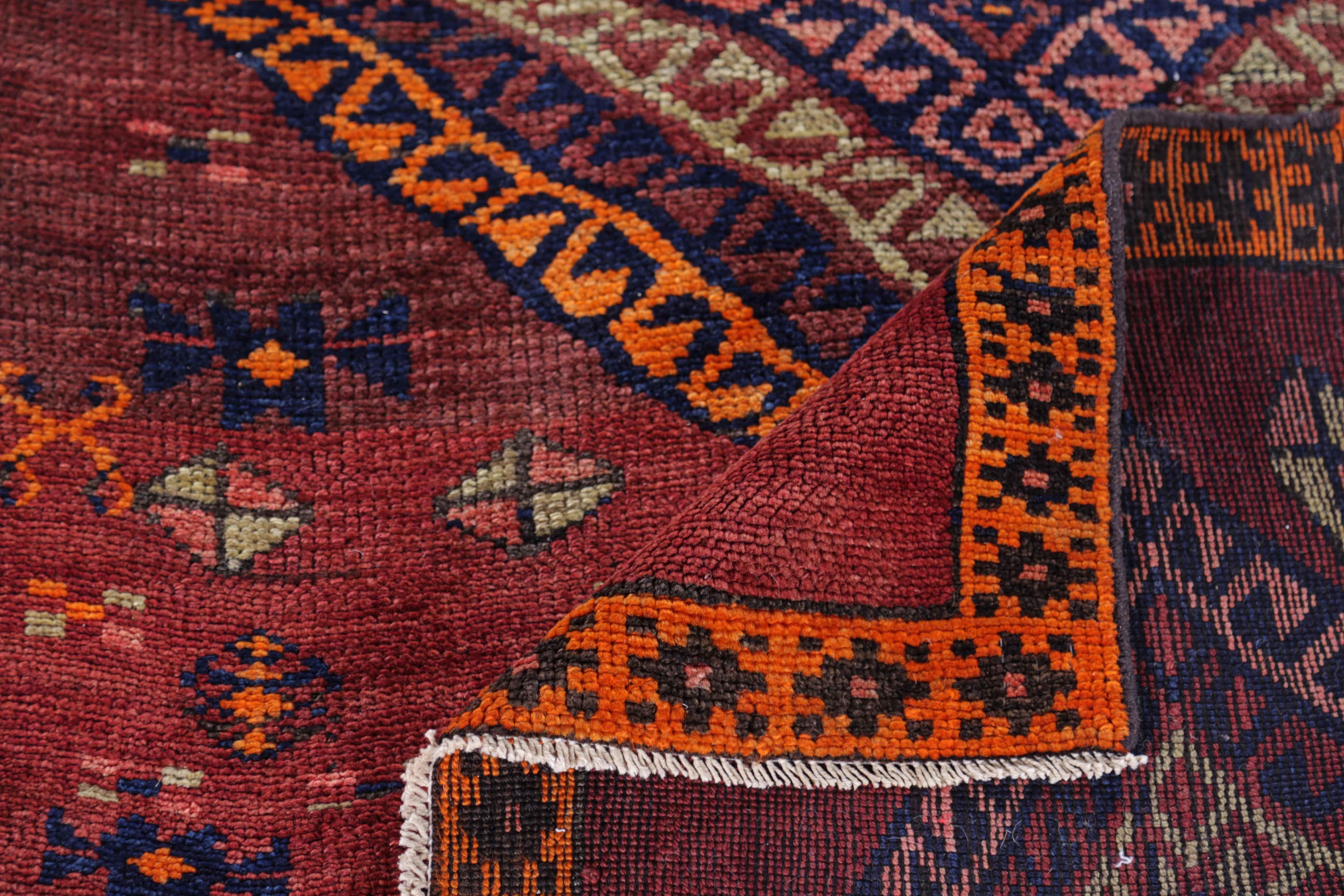 Wool Antique Persian Runner Rug Azerbaijan Design For Sale