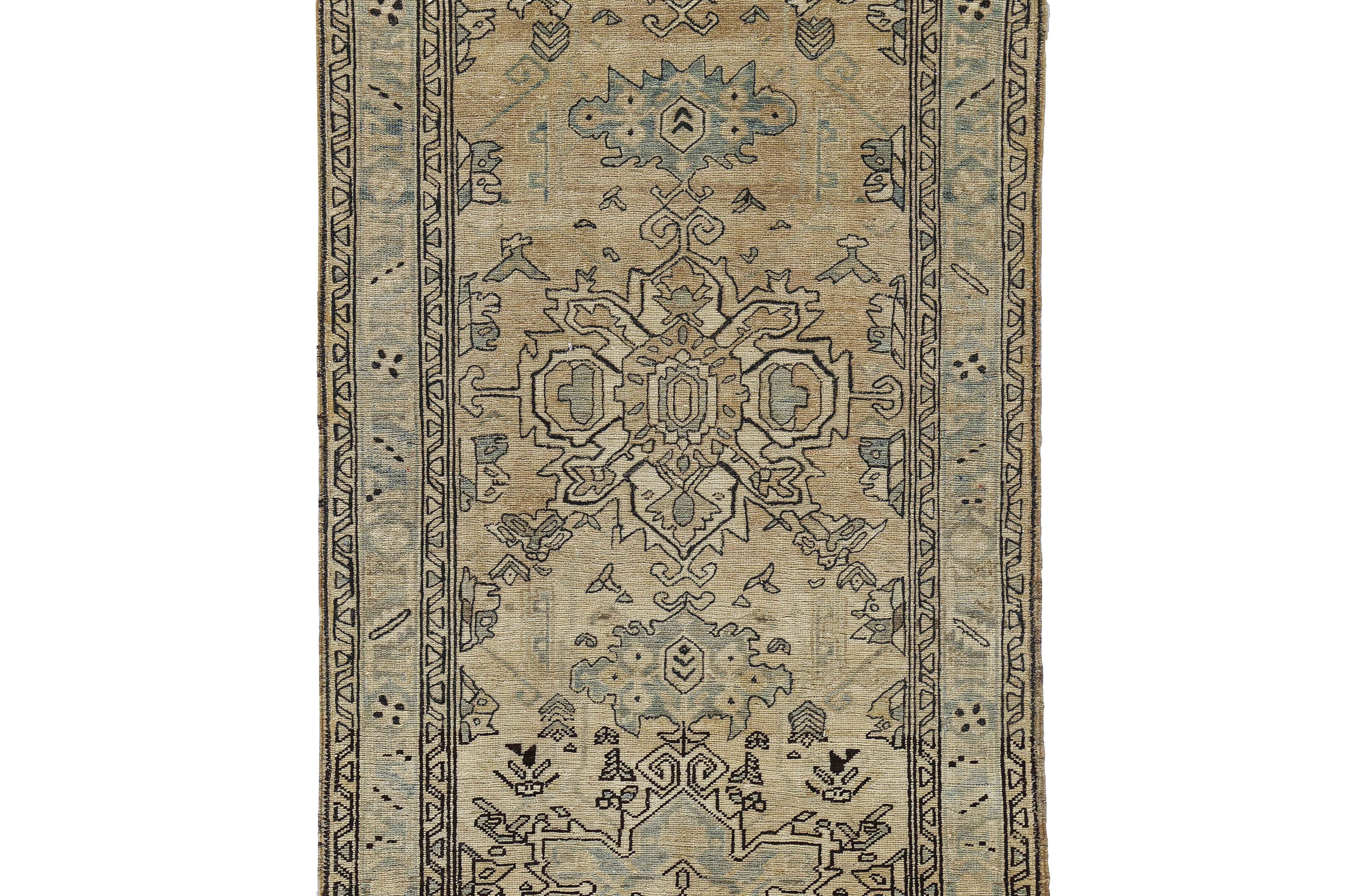 Other Antique Persian Runner Rug Azerbaijan Design For Sale