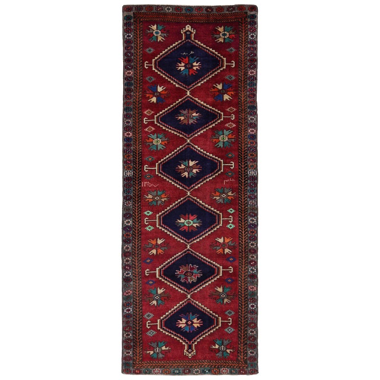 Antique Persian Runner Rug Azerbaijan Design For Sale at 1stDibs