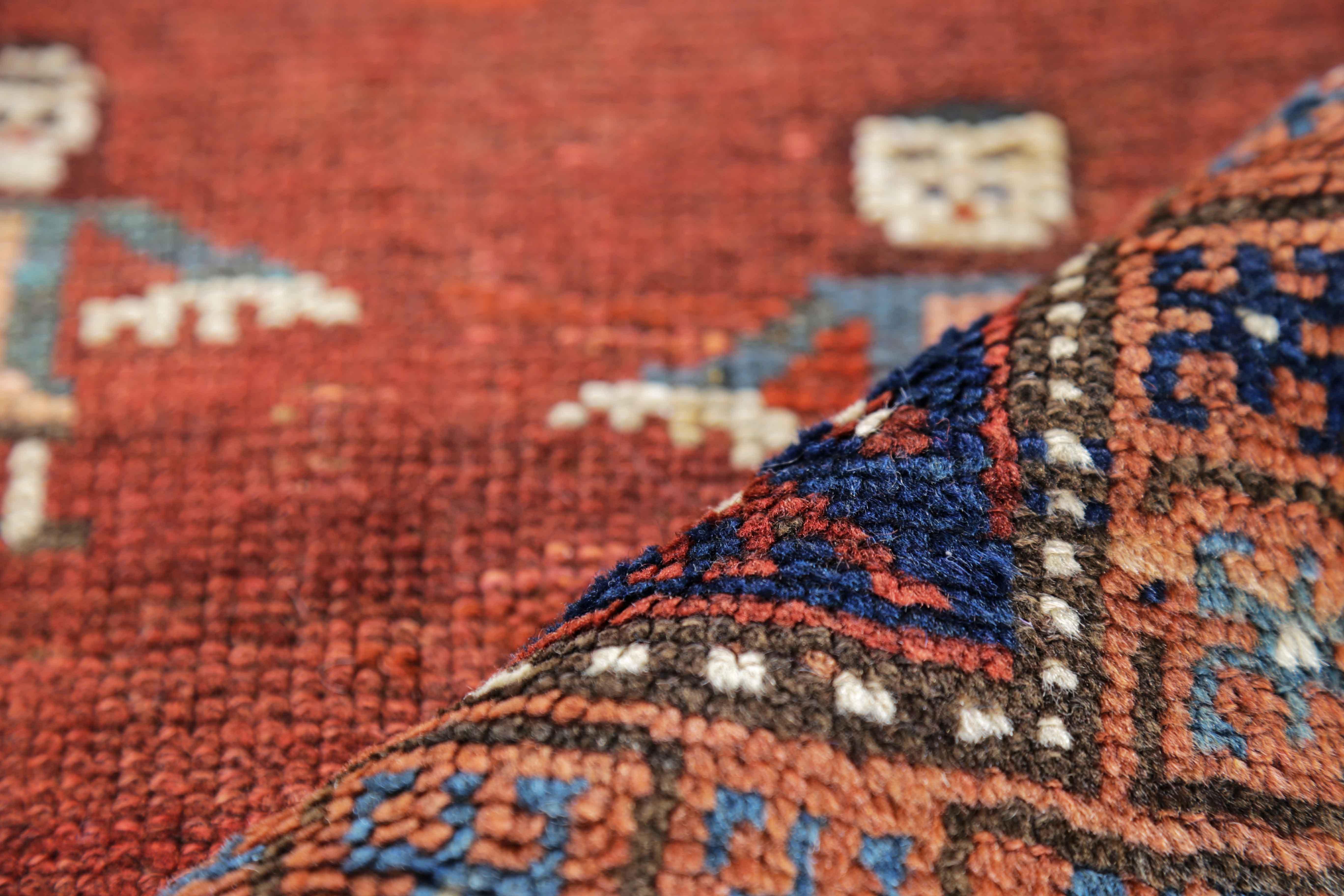 Antique Persian Runner Rug Bijar Design In Excellent Condition For Sale In Dallas, TX