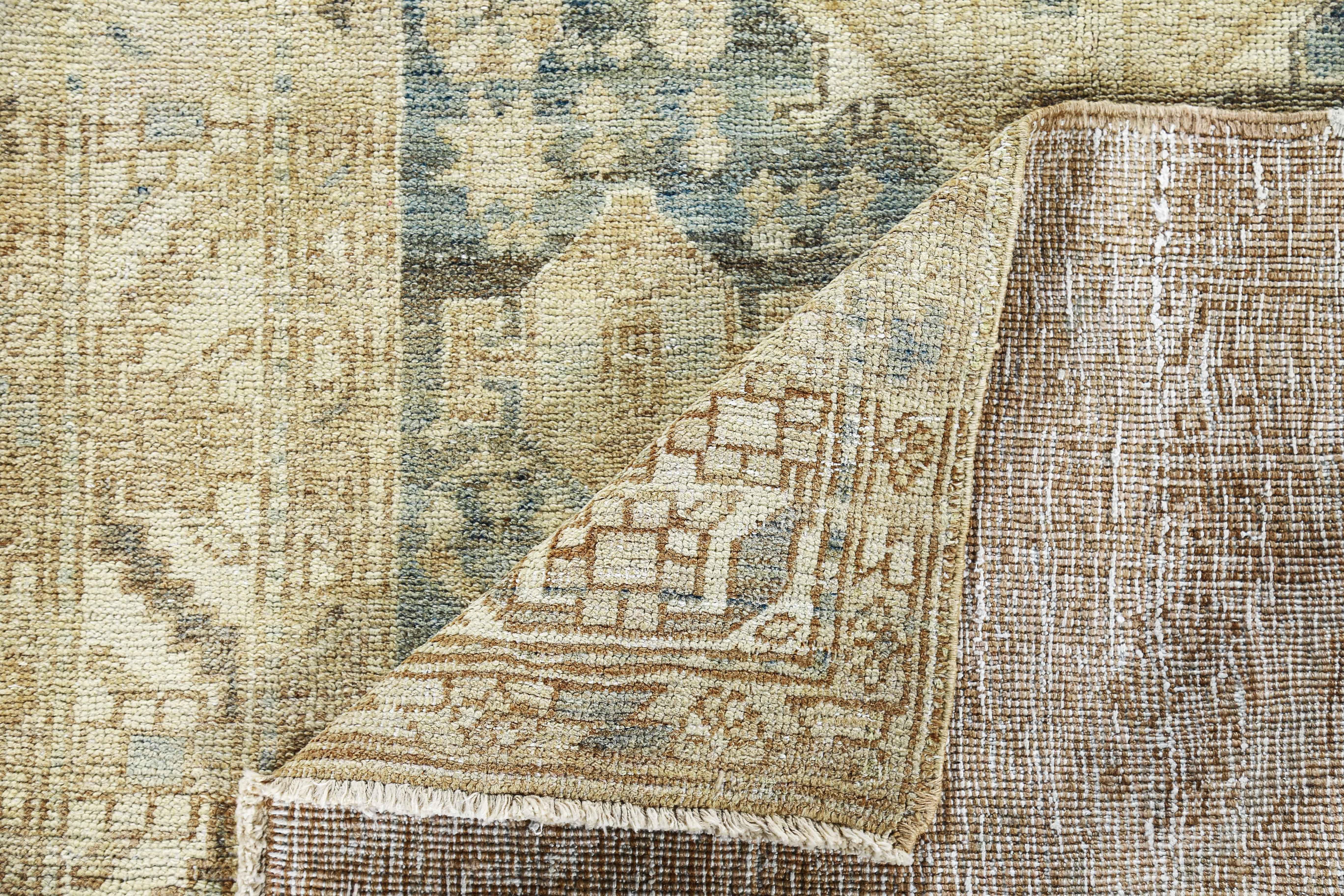 Wool Antique Persian Runner Rug Bijar Design