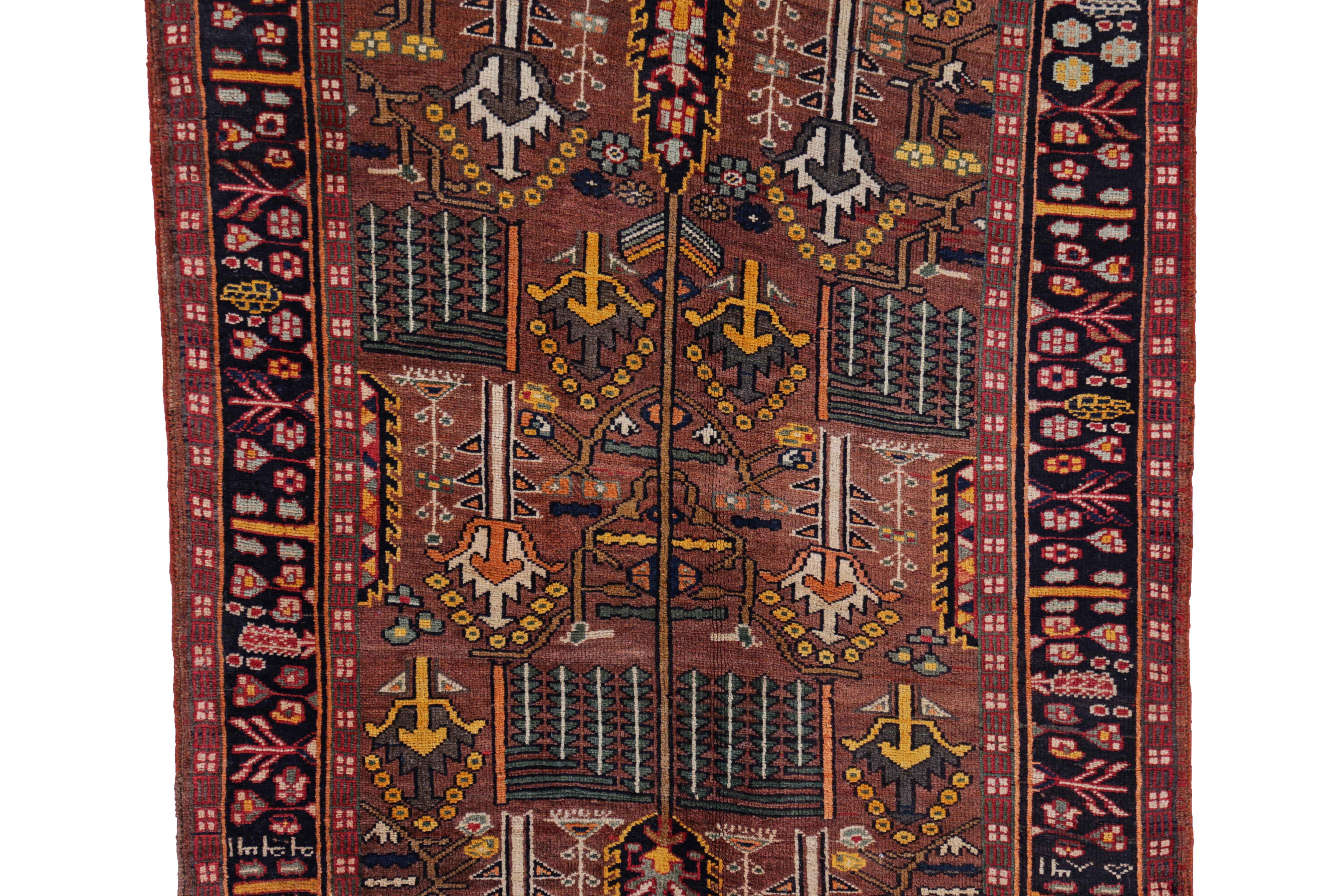 Other Antique Persian Runner Rug Bijar Design For Sale