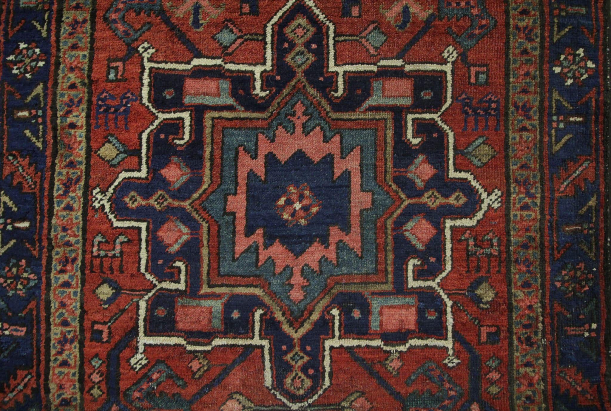 Persian Antique Runner Rug, Handmade Karaje Carpet Stair Runner Area Rug For Sale