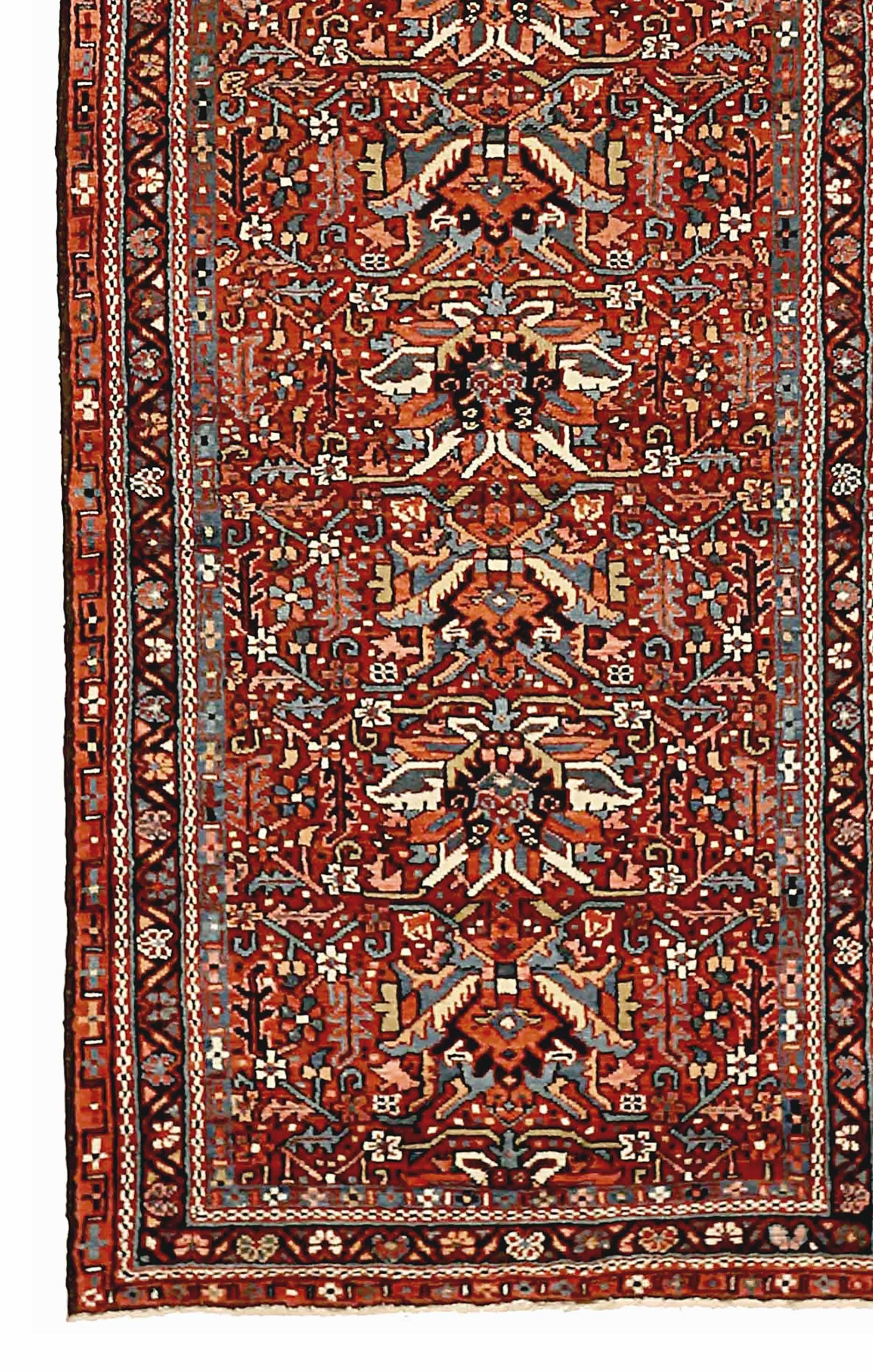 Other Antique Persian Runner Rug Karajeh Design For Sale