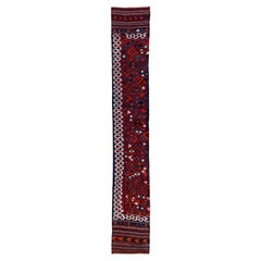 Antiker persischer Läufer-Teppich im Kelim-Design