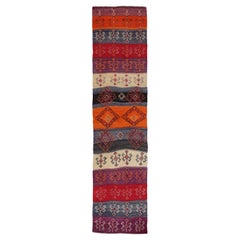 Antique Persian Runner Rug Kilim Design