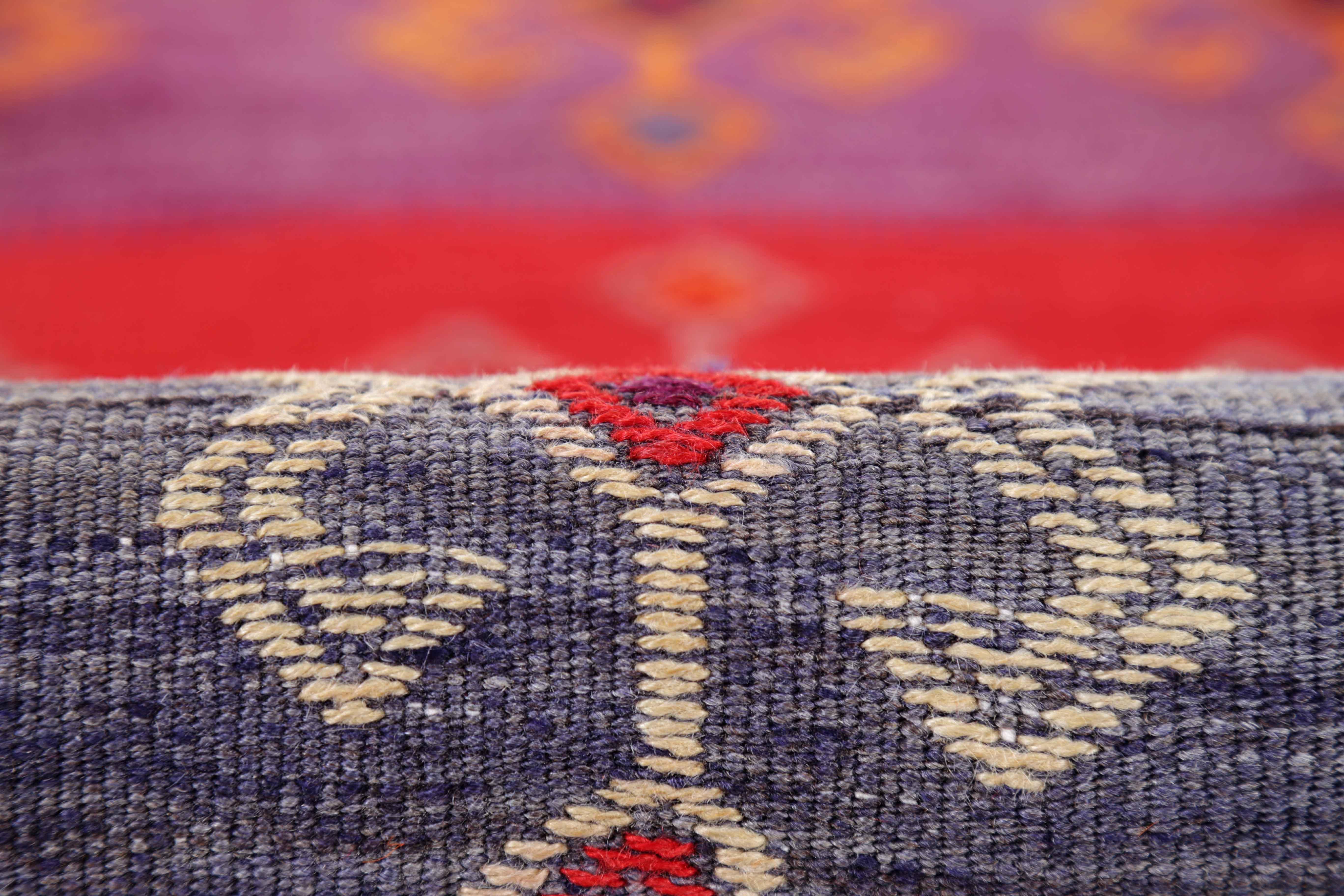 20th Century Antique Persian Runner Rug Kilim Design For Sale
