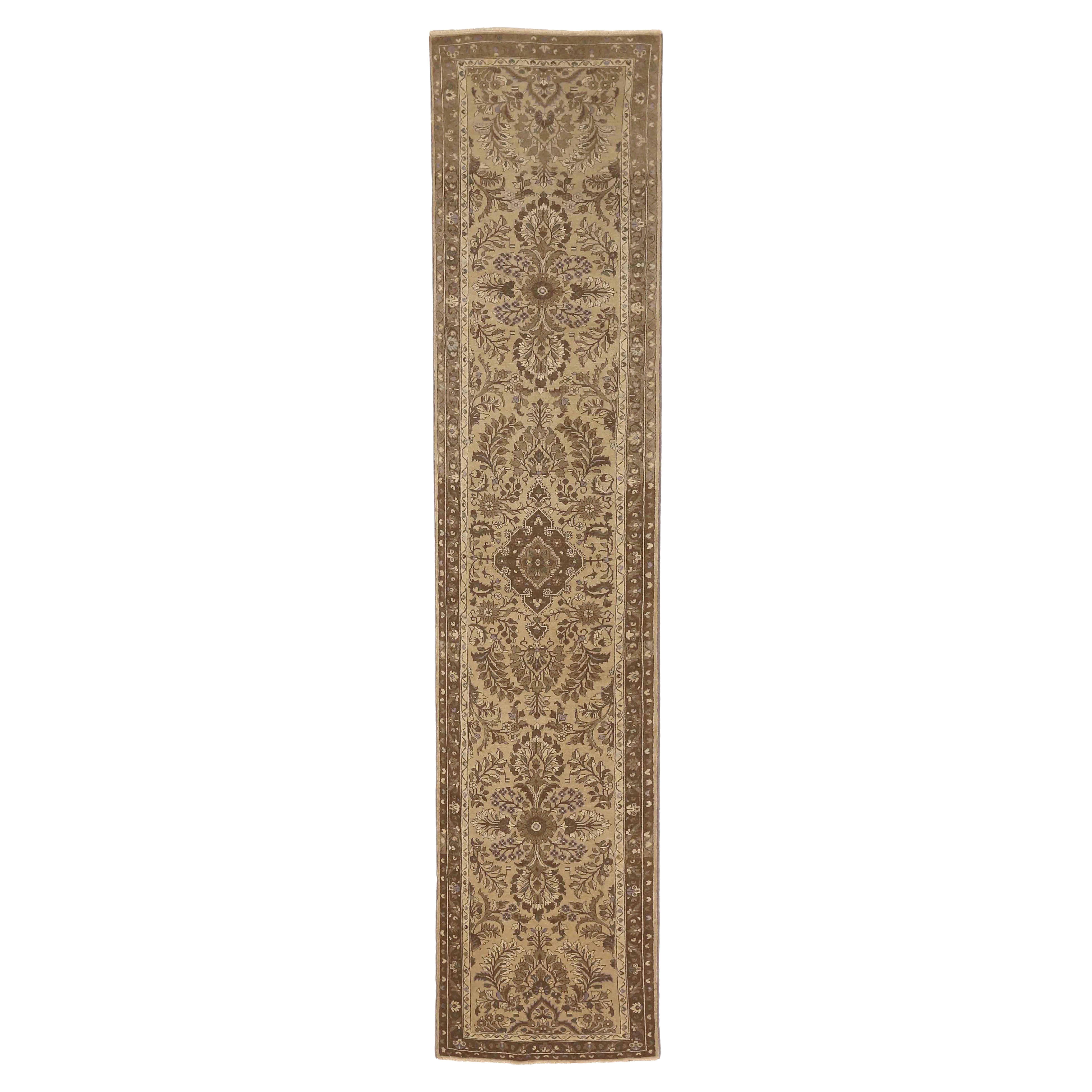 Antico tappeto runner persiano Malayer Design