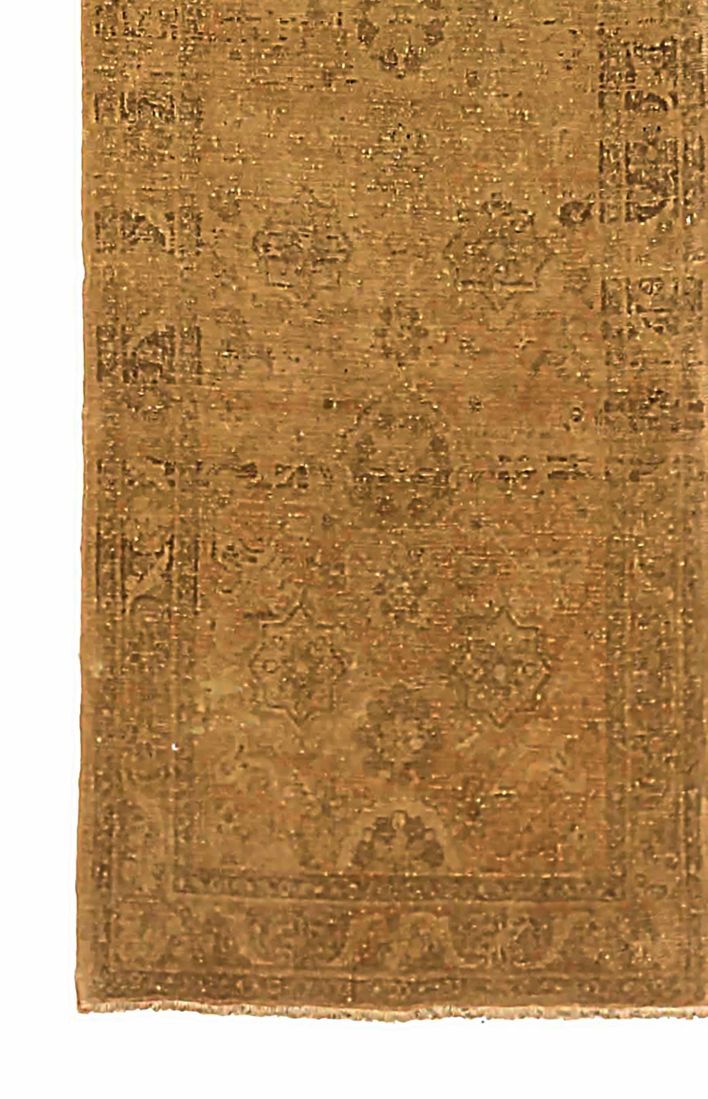 Perse Tapis de couloir persan ancien à motif Malayer en vente