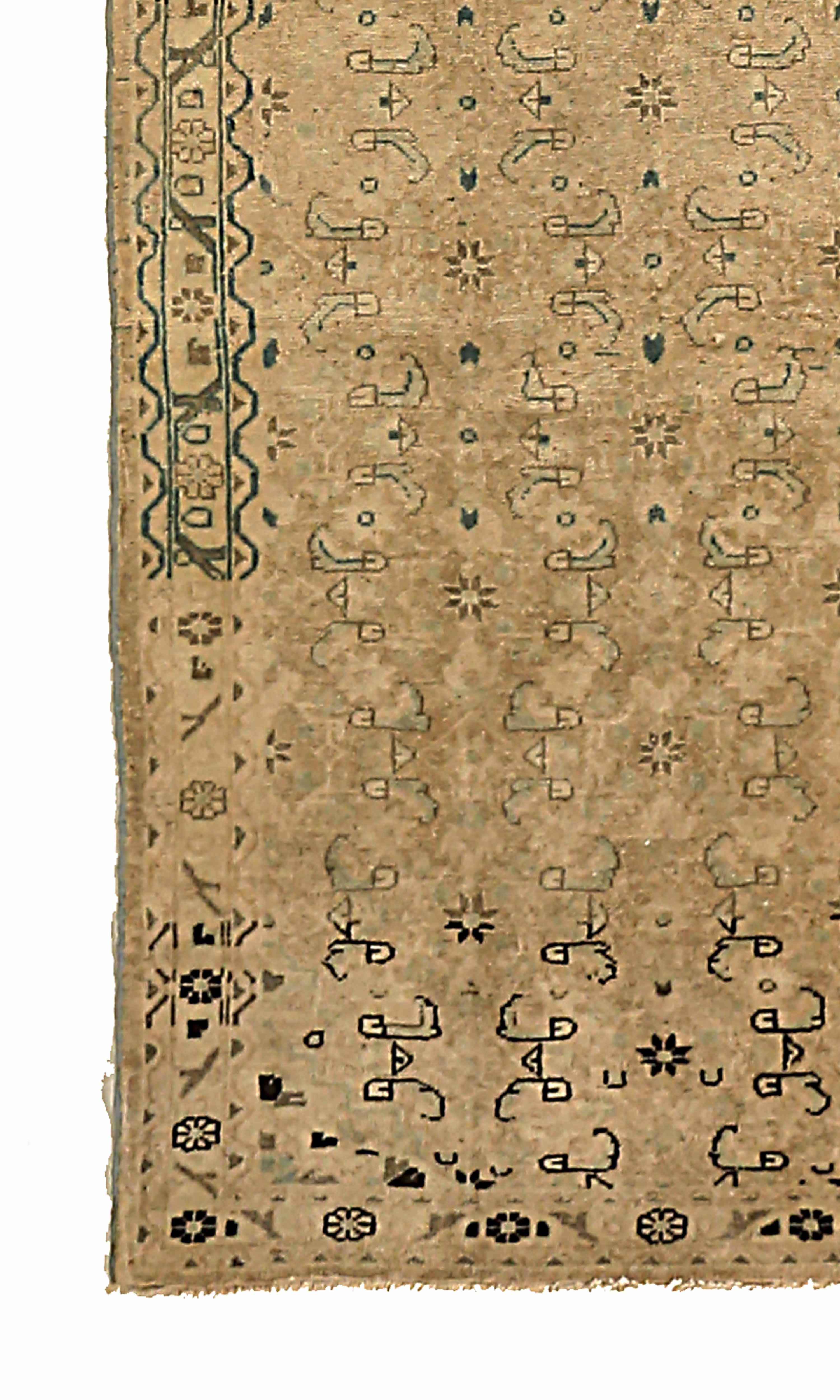 Persiano Antico tappeto runner persiano Malayer Design in vendita