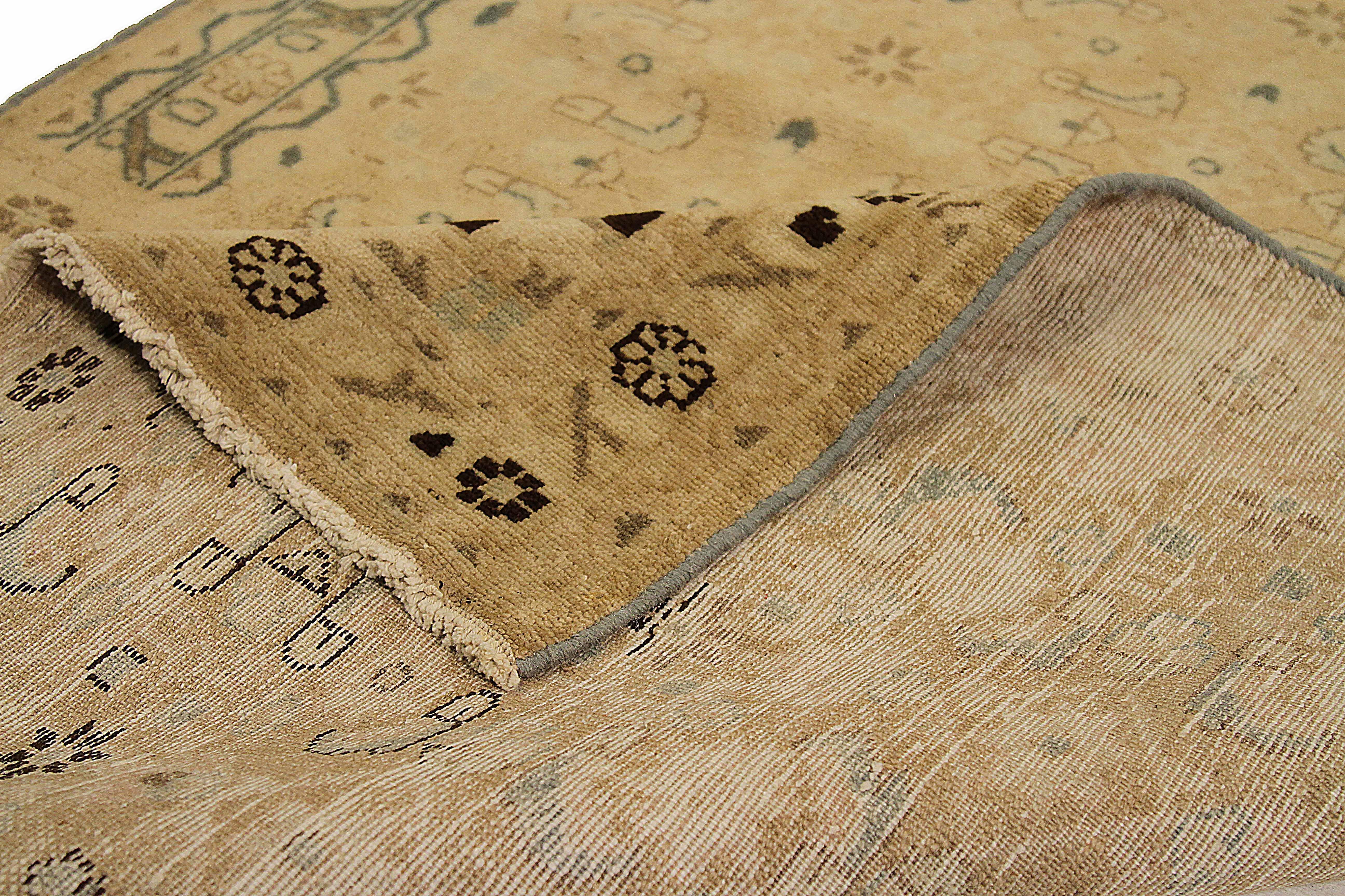 Tessuto a mano Antico tappeto runner persiano Malayer Design in vendita