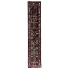 Vintage Persian Runner Rug Sarab Design