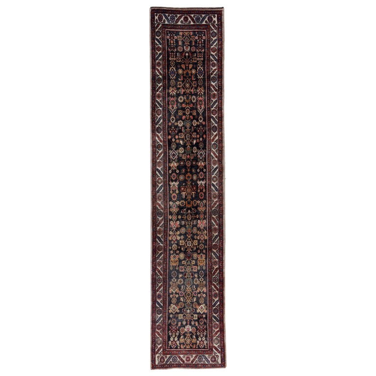 Antique Persian Runner Rug Sarab Design For Sale at 1stDibs