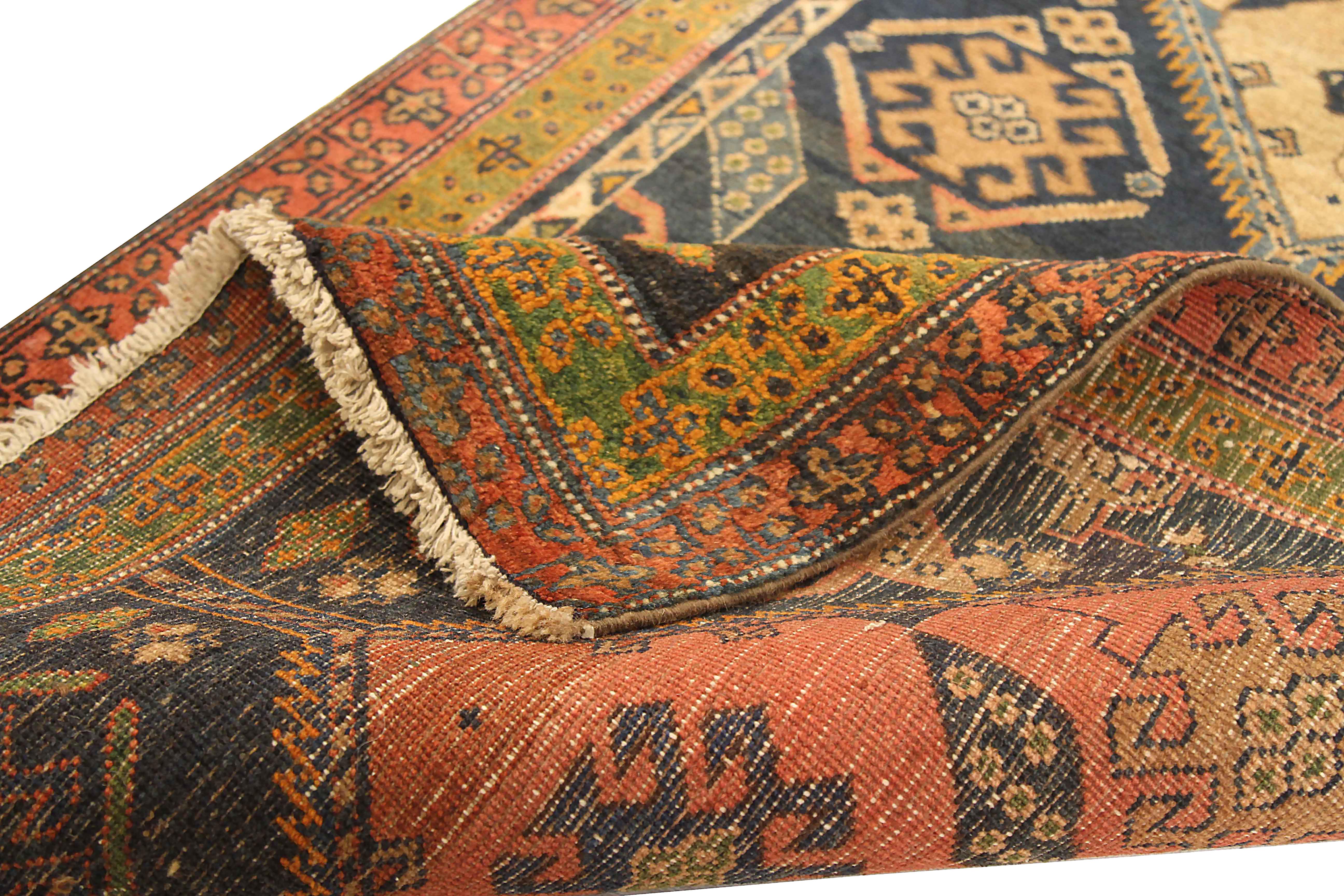 Antiker persischer Läufer im Sarab-Design (Persisch) im Angebot