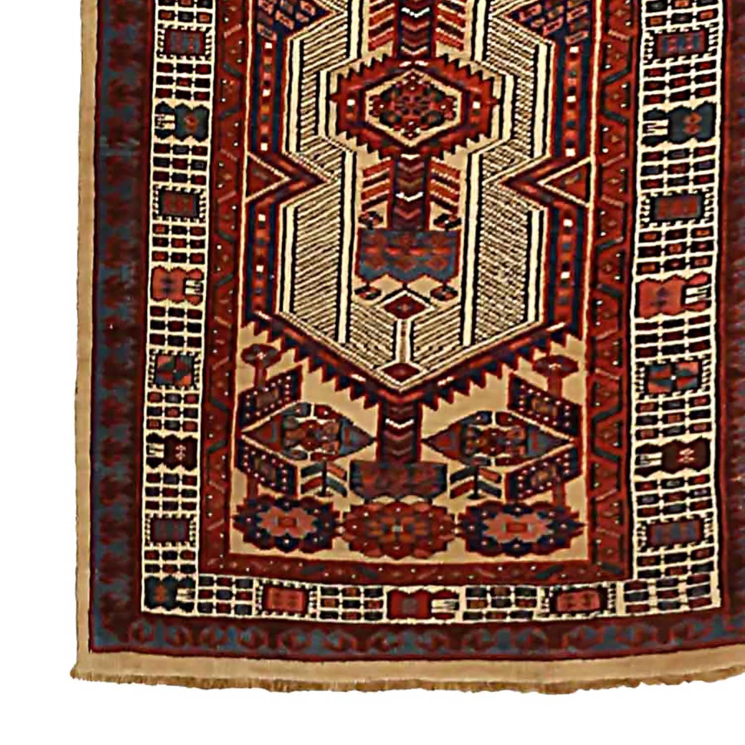 Other Antique Persian Runner Rug Sarab Design For Sale