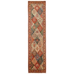 Antique Persian Runner Rug Sarouk Design