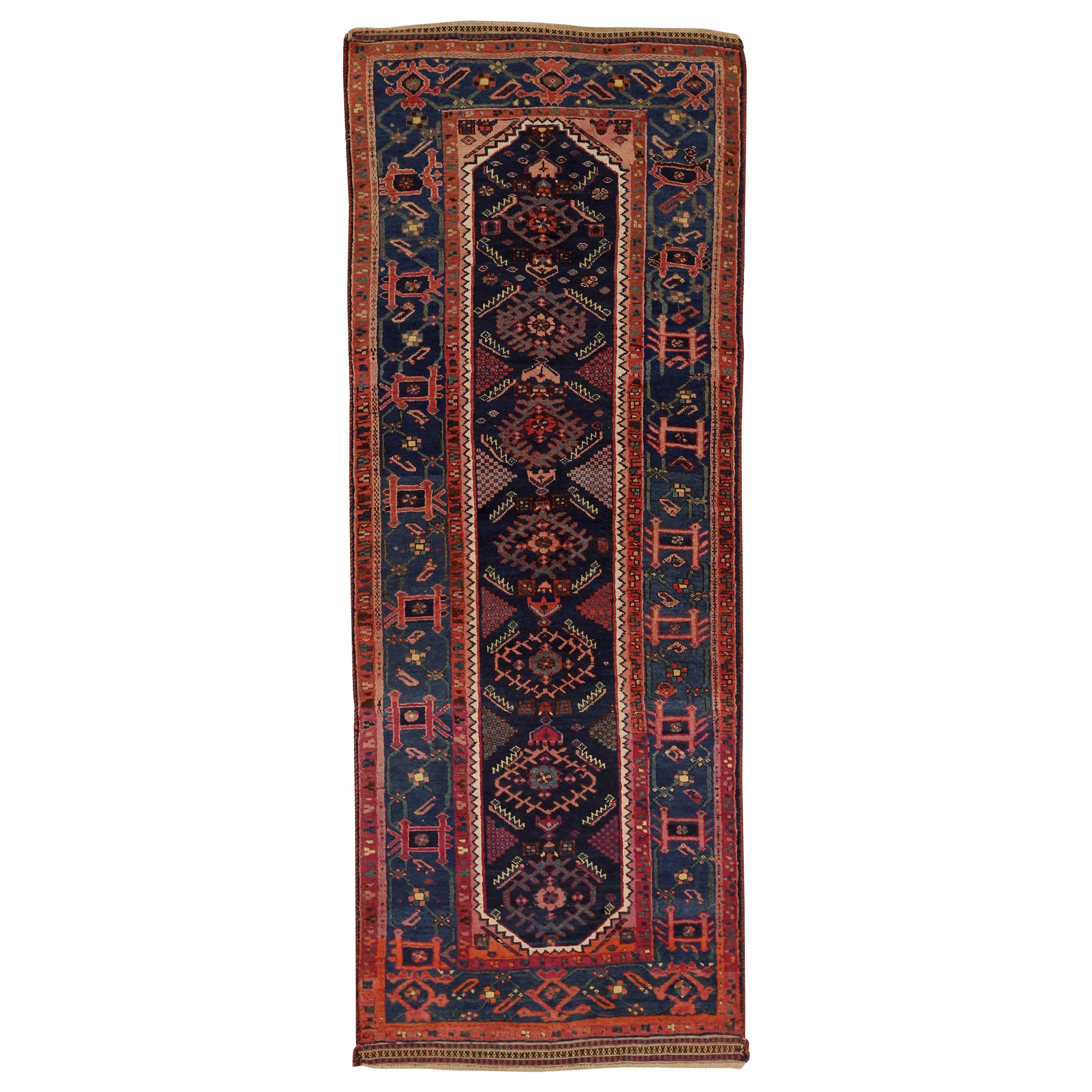 Antique Persian Runner Rug Shiraz Design